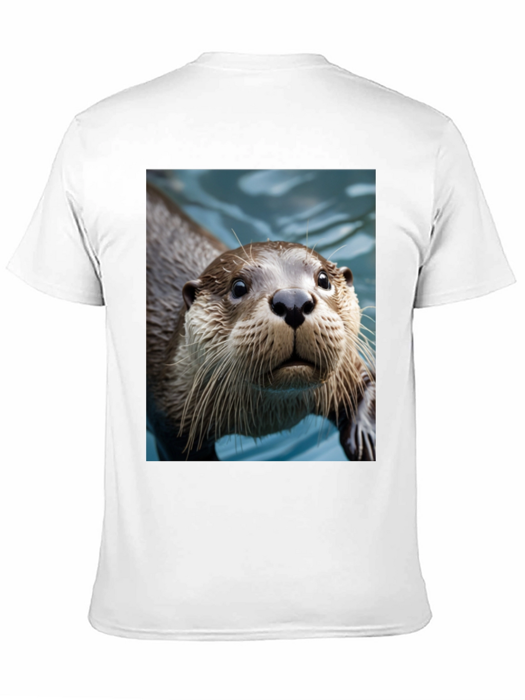Otter Graphic Tee - Black Cotton