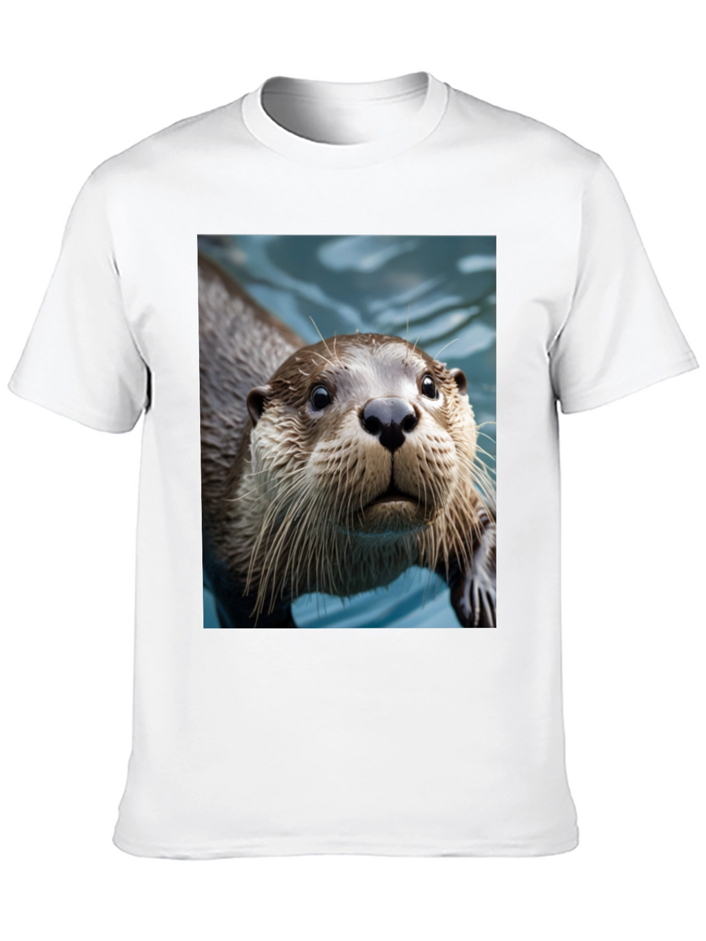 Otter Graphic Tee - Black Cotton