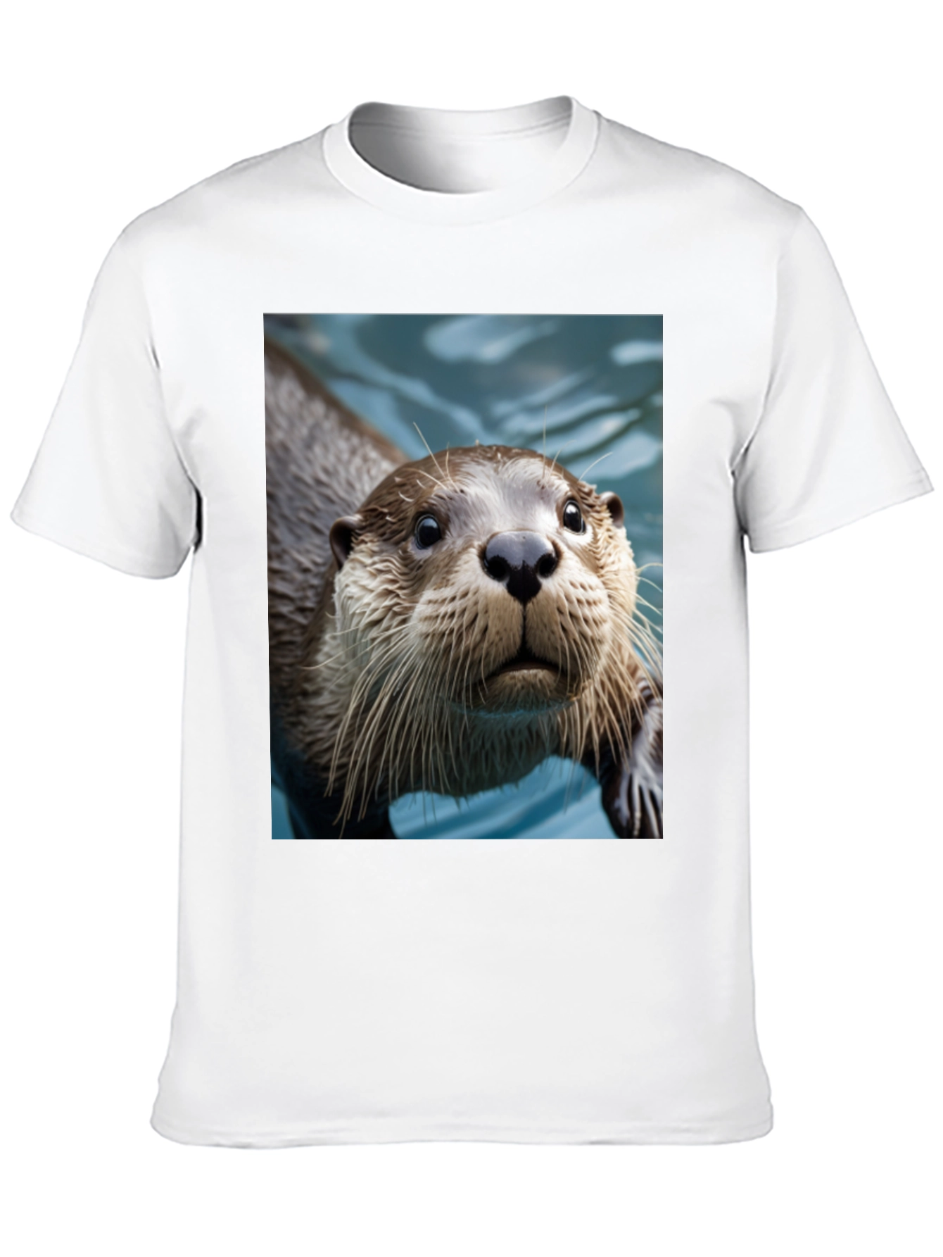 Otter Graphic Tee - Black Cotton