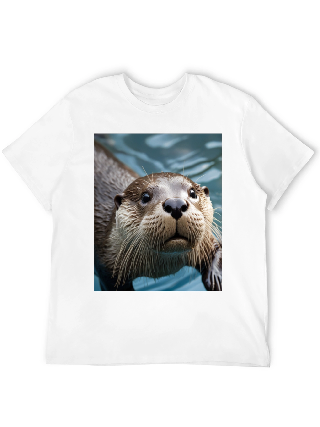 Otter Graphic Tee - Black Cotton