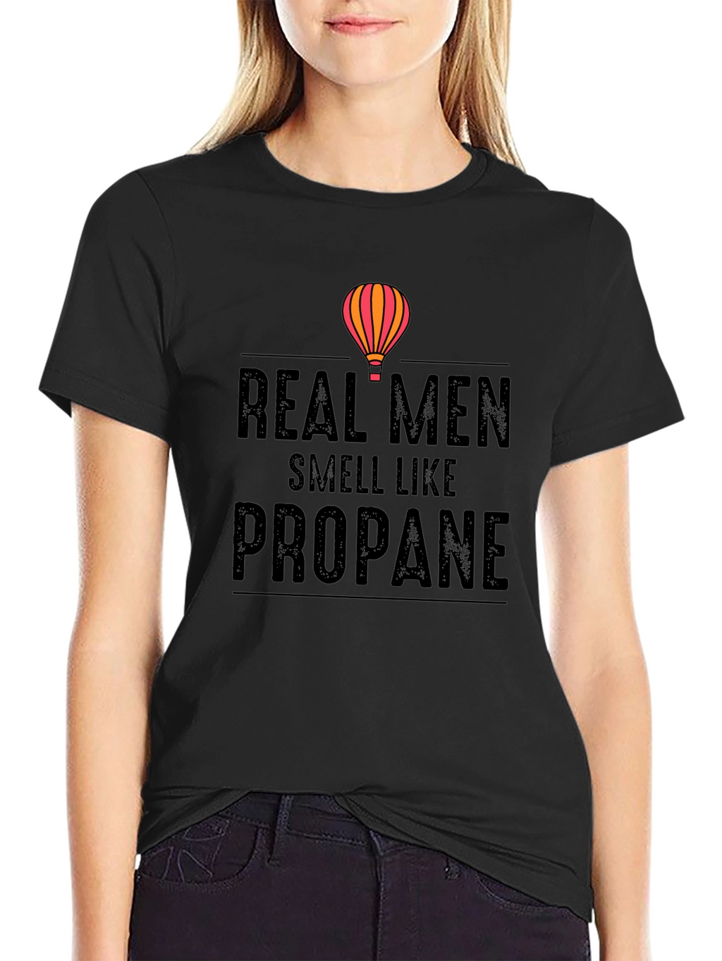 Real Men Smell Like Propane Graphic Tee