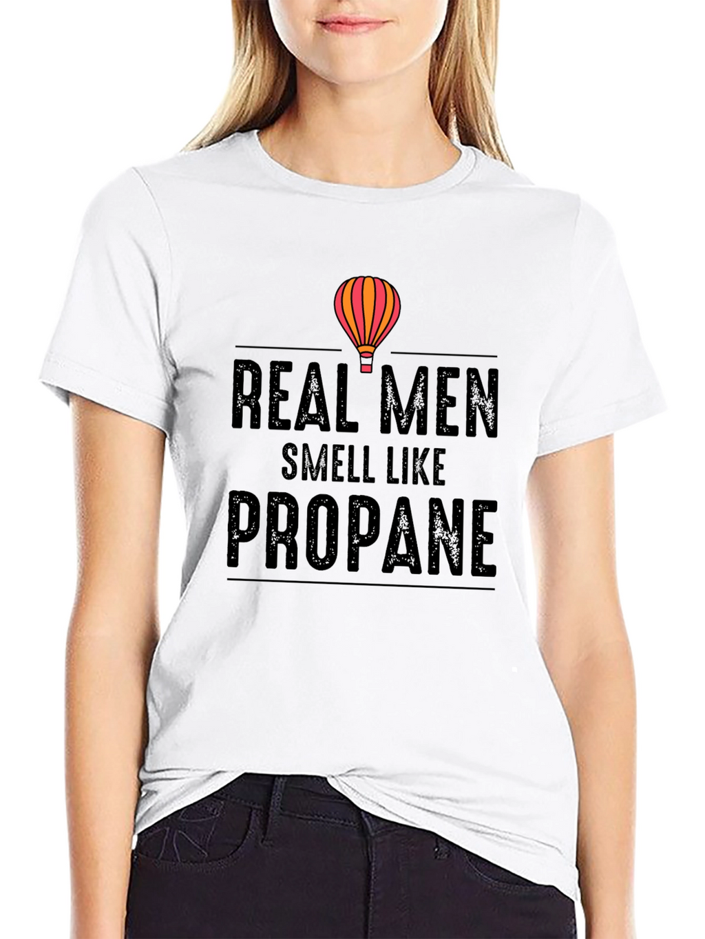 Real Men Smell Like Propane Graphic Tee