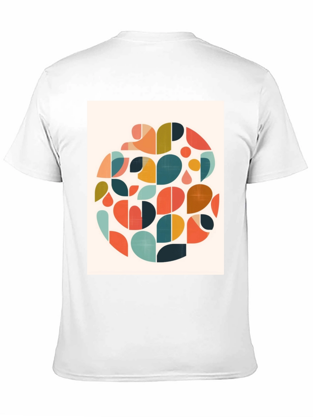 Abstract Geometric T-Shirt - Retro Style