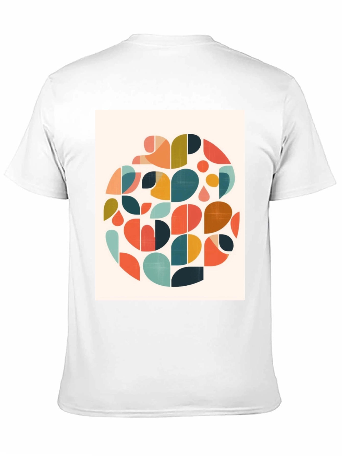 Abstract Geometric T-Shirt - Retro Style