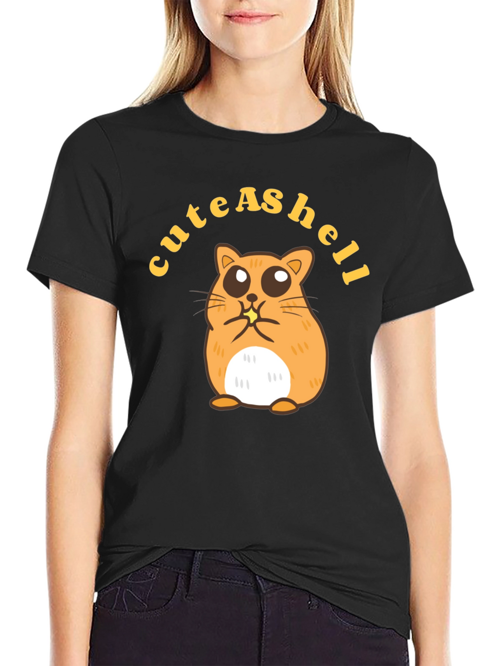 Cute Hamster T-Shirt - Cute as Hell Design