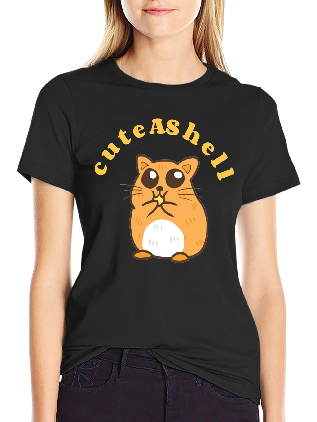 Cute Hamster T-Shirt - Cute as Hell Design
