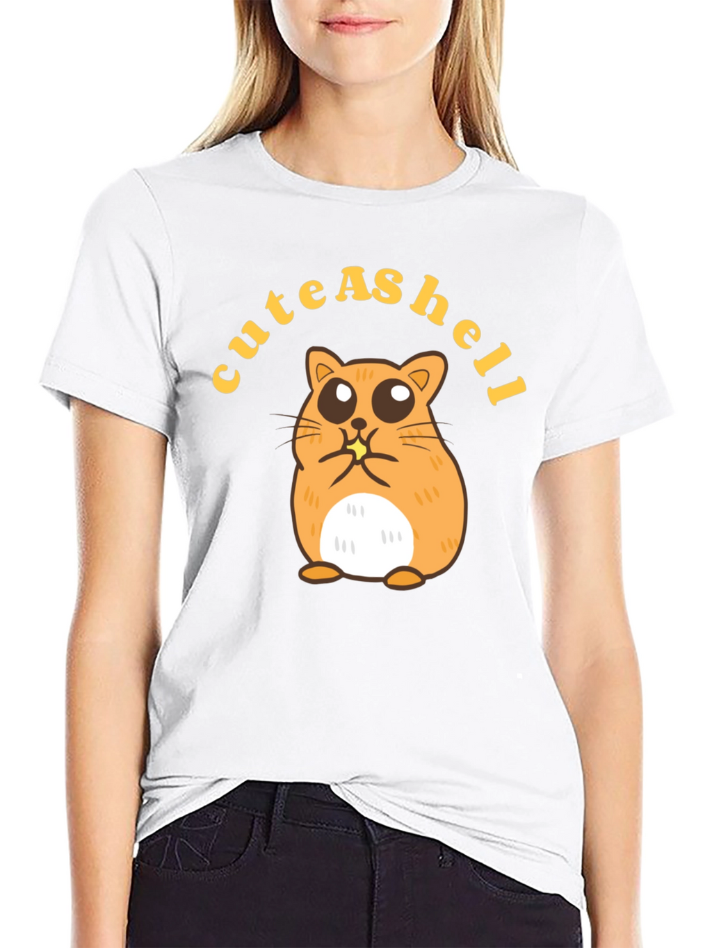 Cute Hamster T-Shirt - Cute as Hell Design