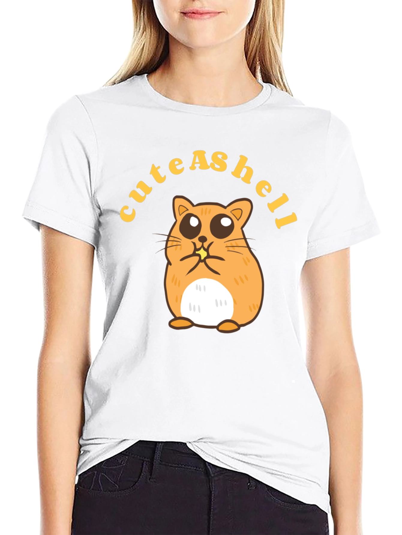 Cute Hamster T-Shirt - Cute as Hell Design