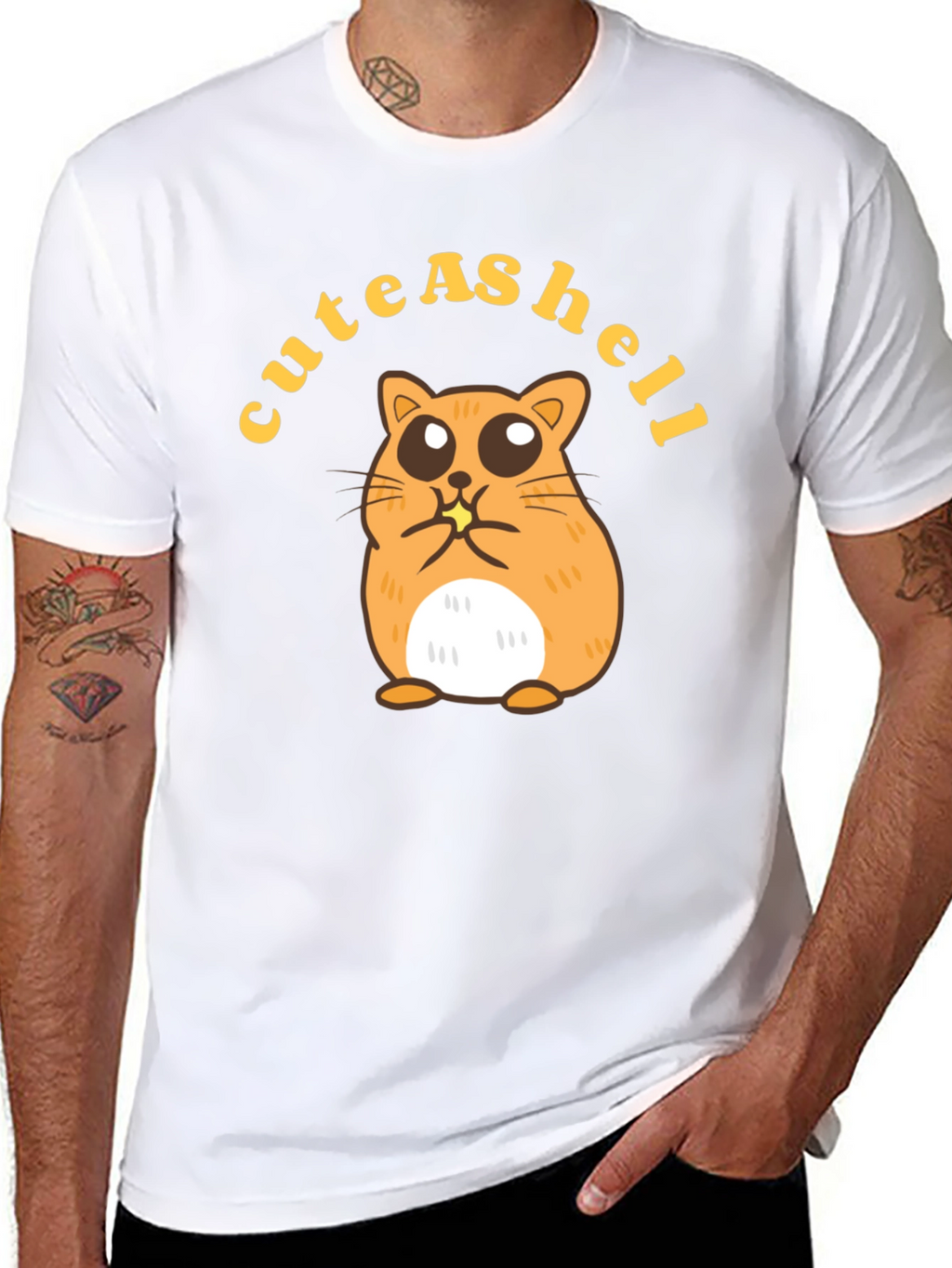 Cute Hamster T-Shirt - Cute as Hell Design
