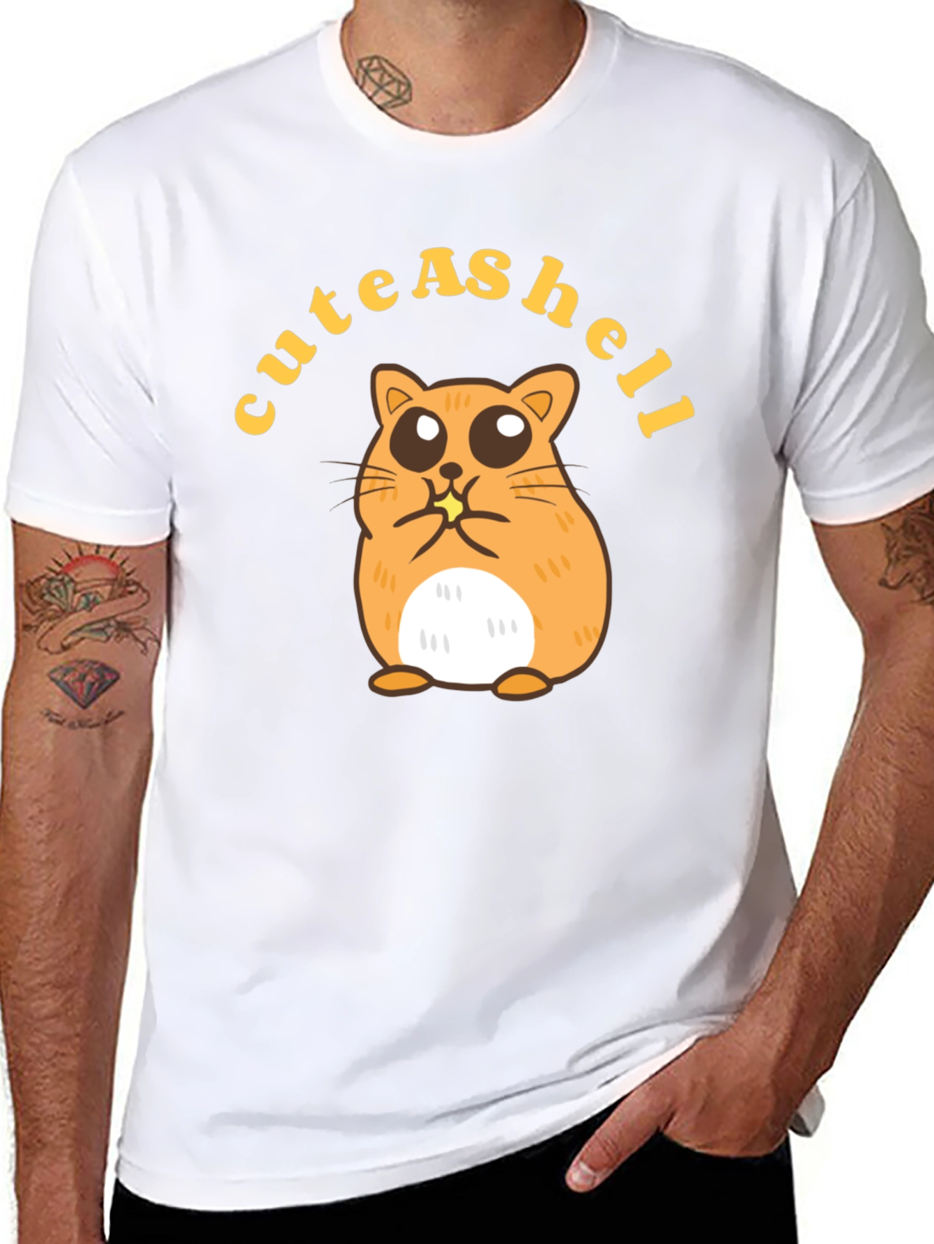 Cute Hamster T-Shirt - Cute as Hell Design