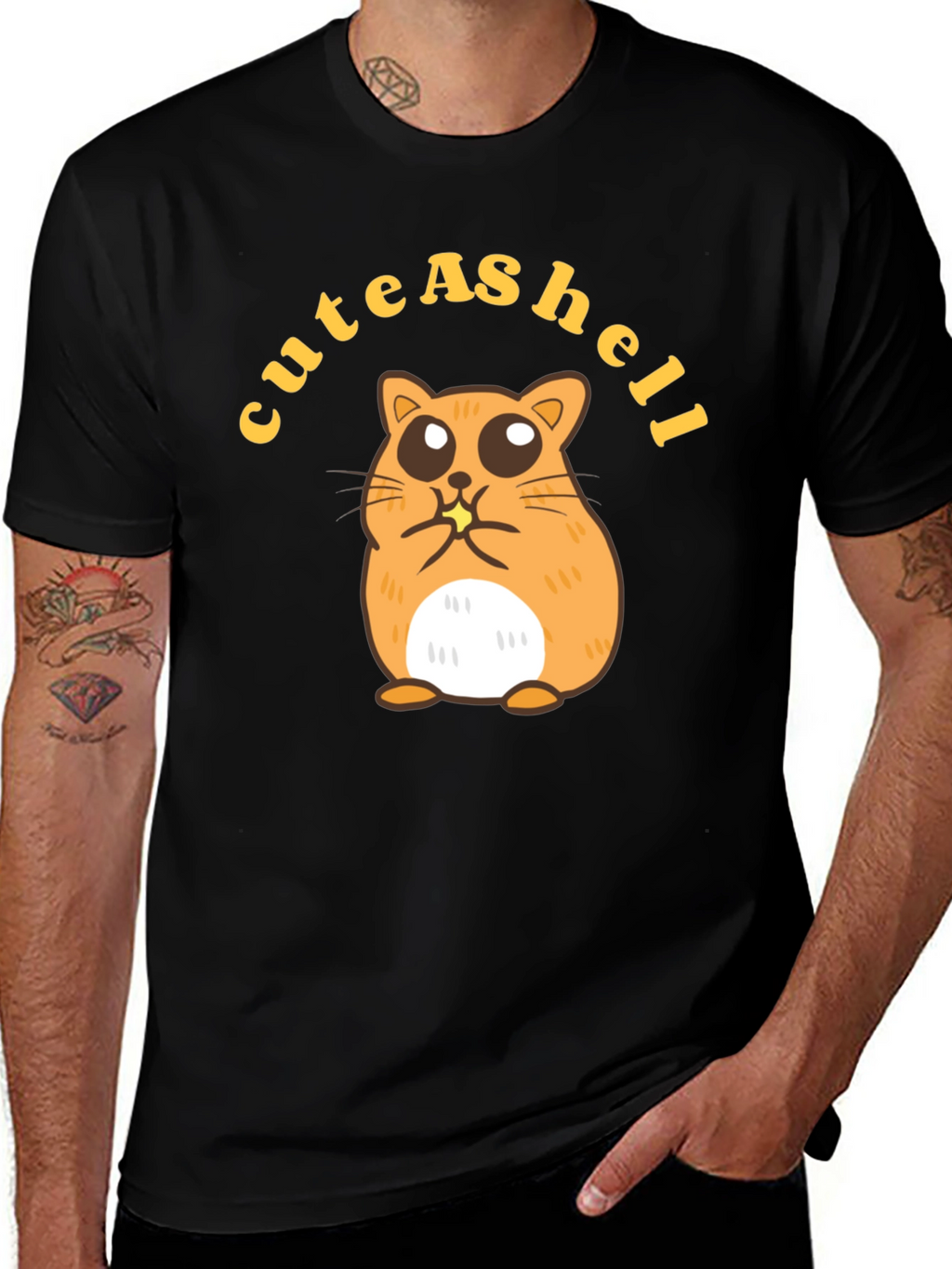 Cute Hamster T-Shirt - Cute as Hell Design