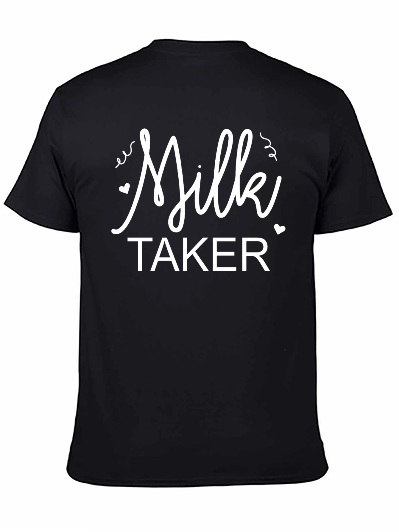 Milk Taker Graphic T-Shirt - Black