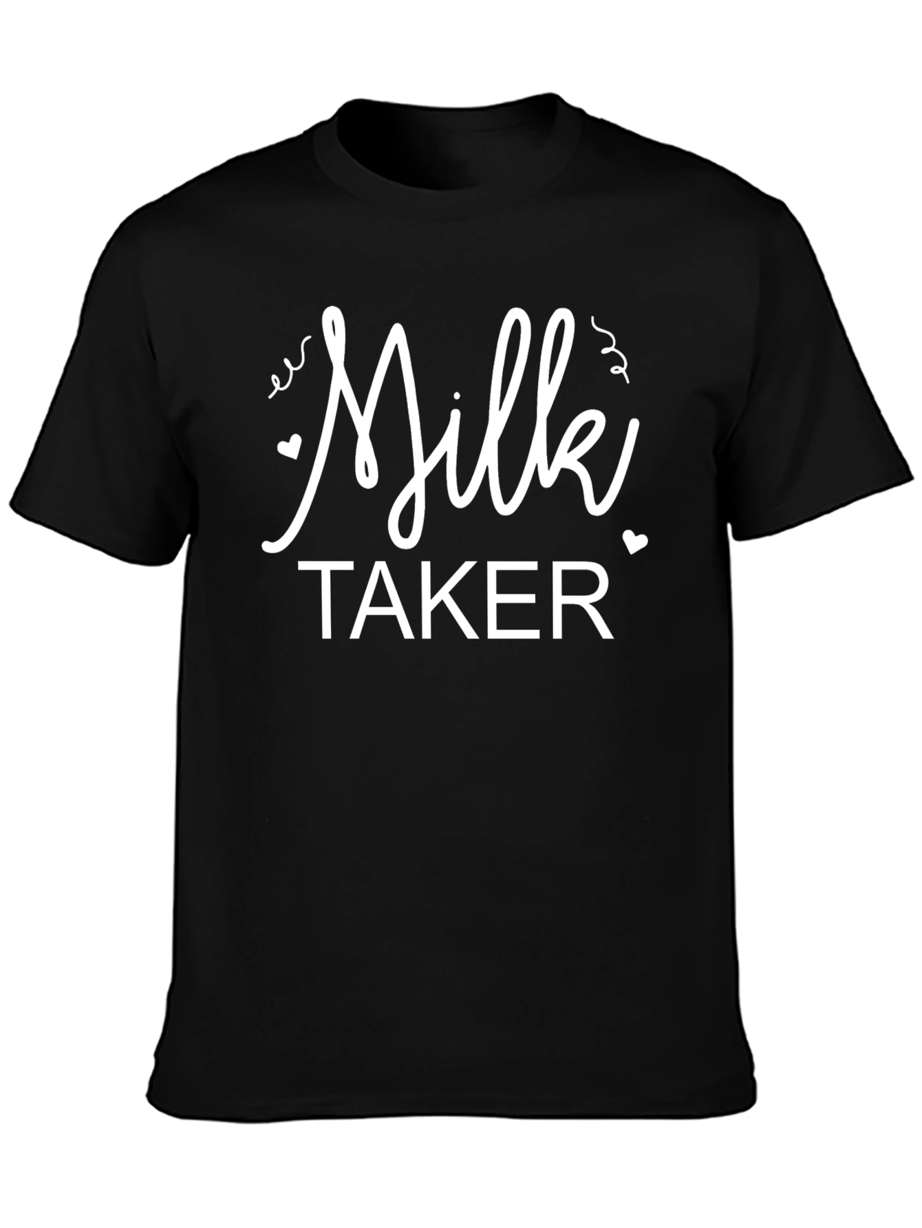 Milk Taker Graphic T-Shirt - Black