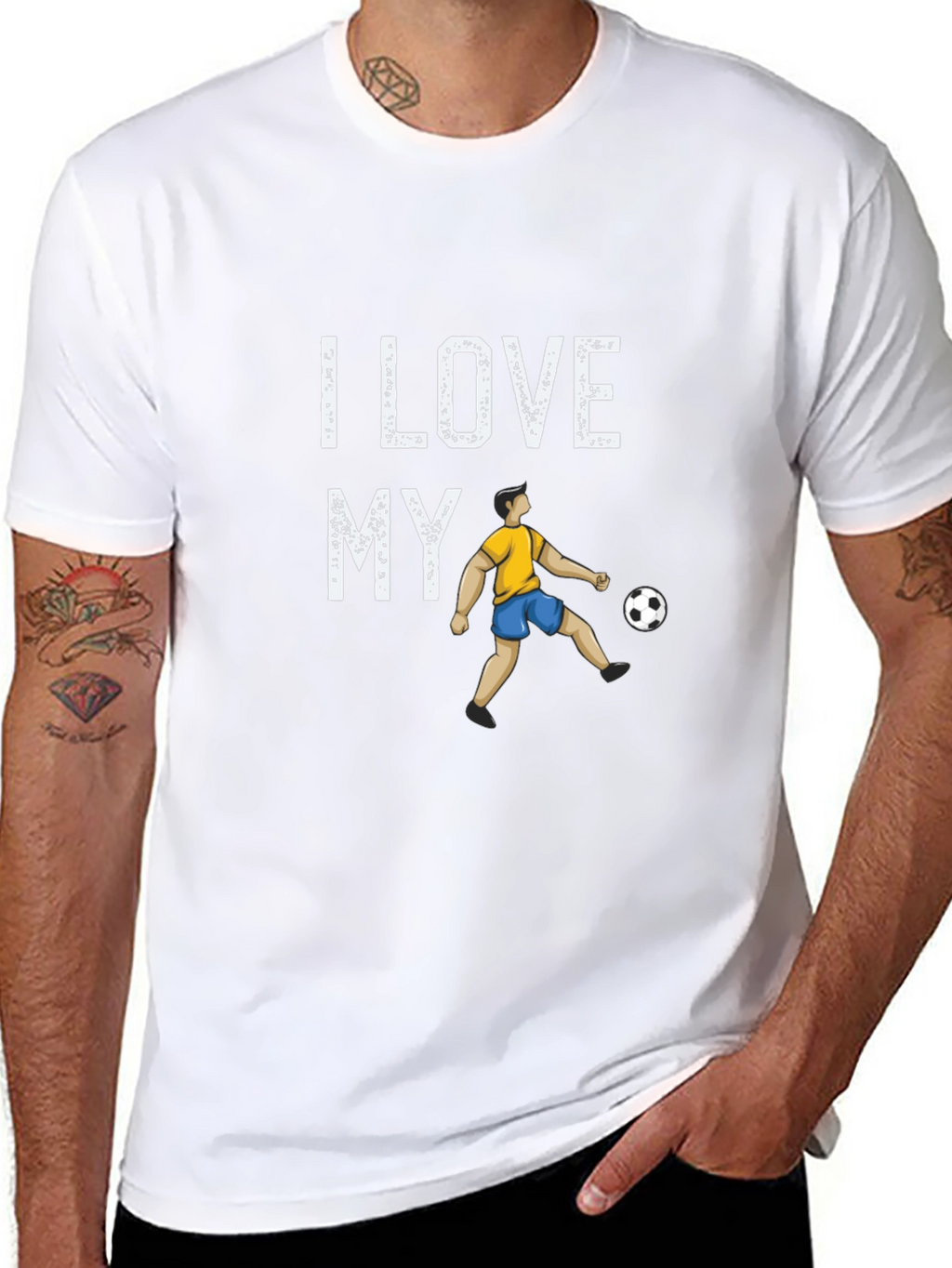 I Love My Football T-Shirt