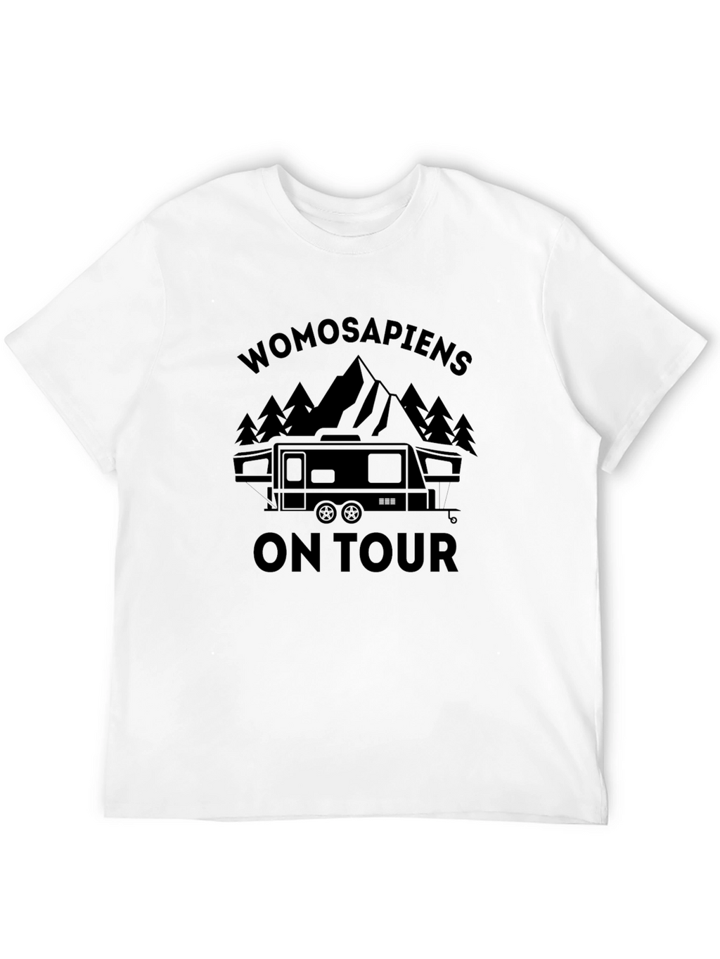 Womosapiens On Tour Black T-Shirt
