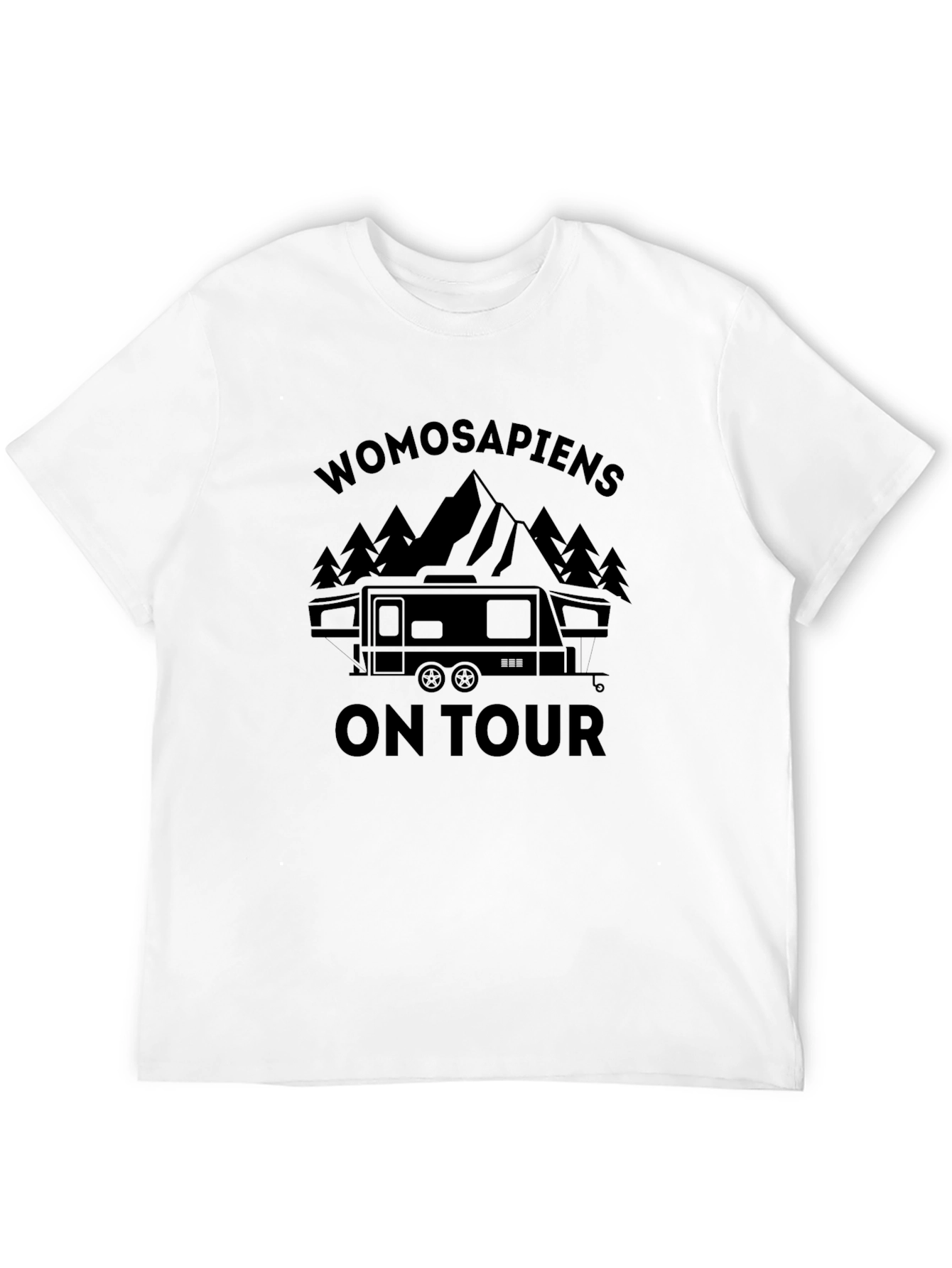 Womosapiens On Tour Black T-Shirt