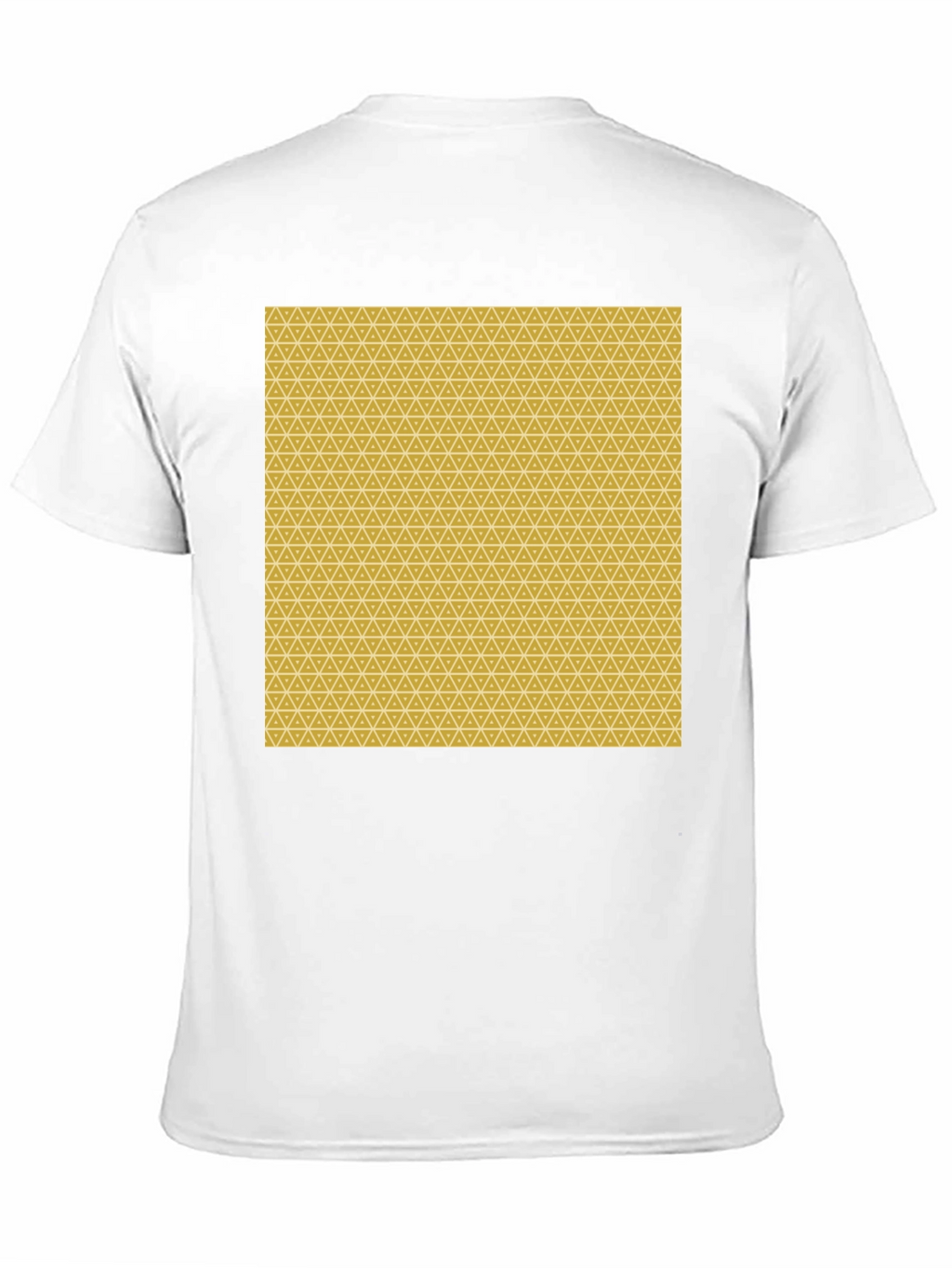 Geometric Print Black Tee - Modern Style