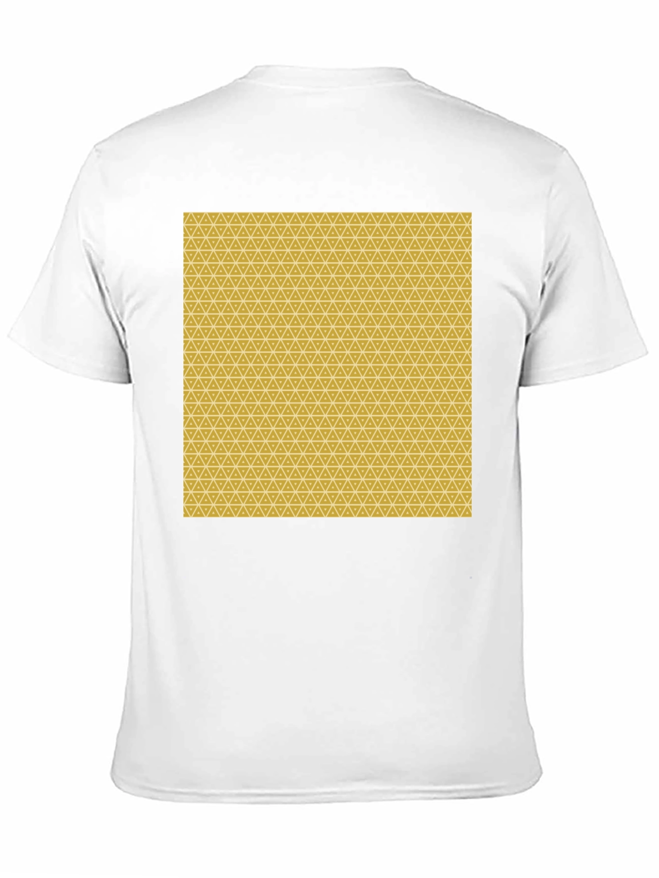 Geometric Print Black Tee - Modern Style