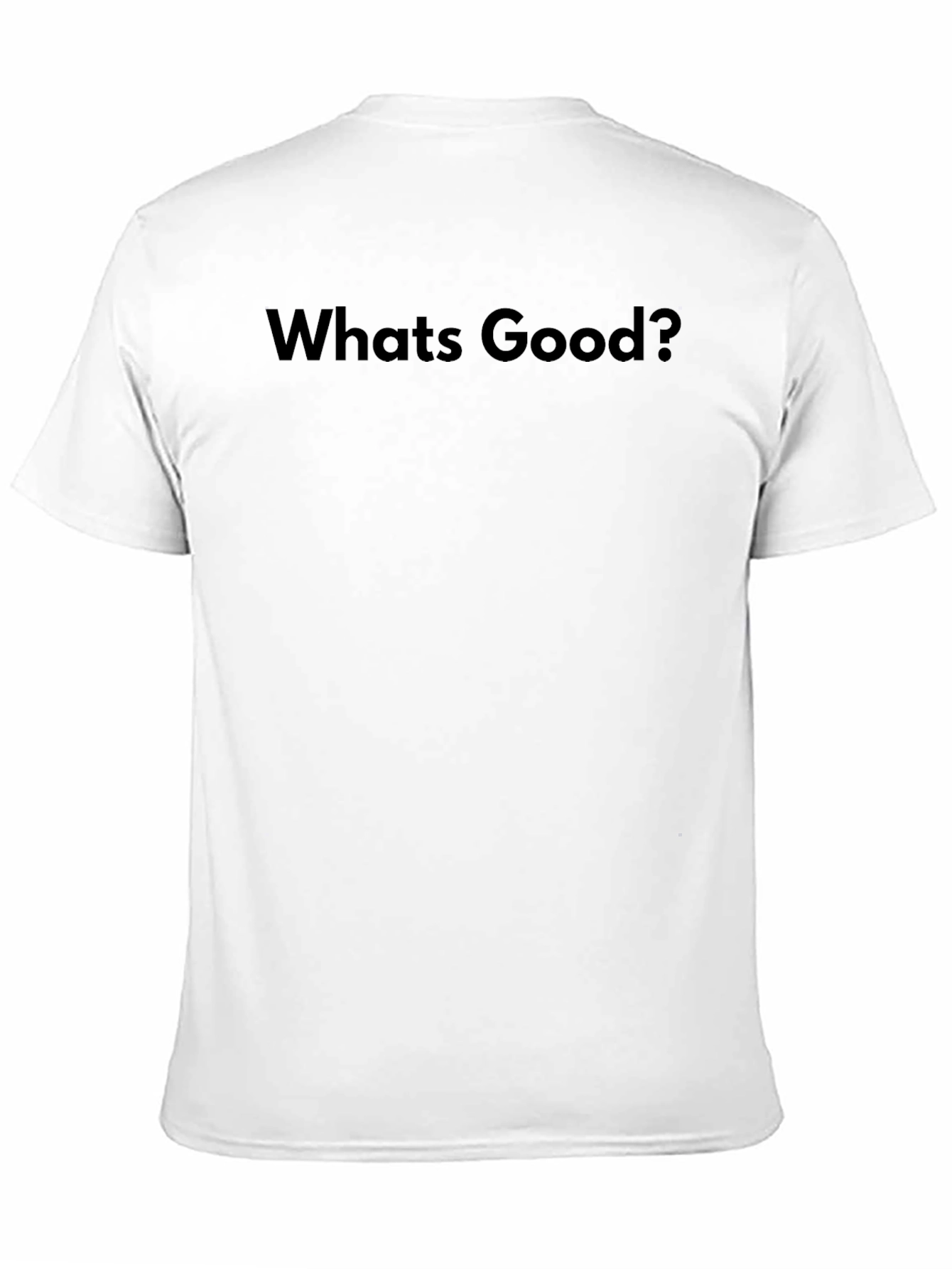 Whats Good Black Graphic Tee