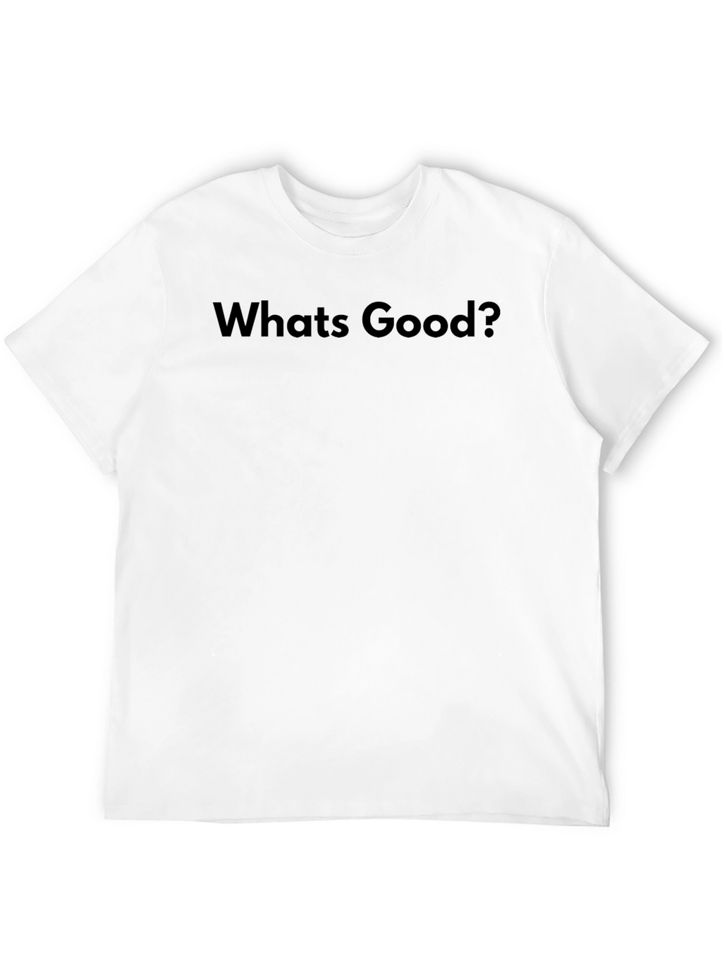 Whats Good Black Graphic Tee