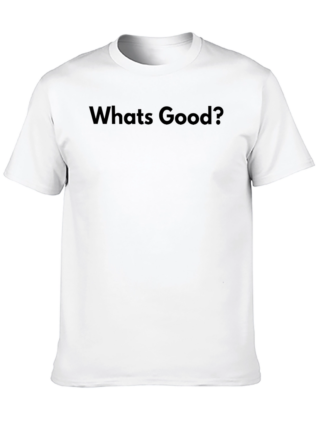 Whats Good Black Graphic Tee