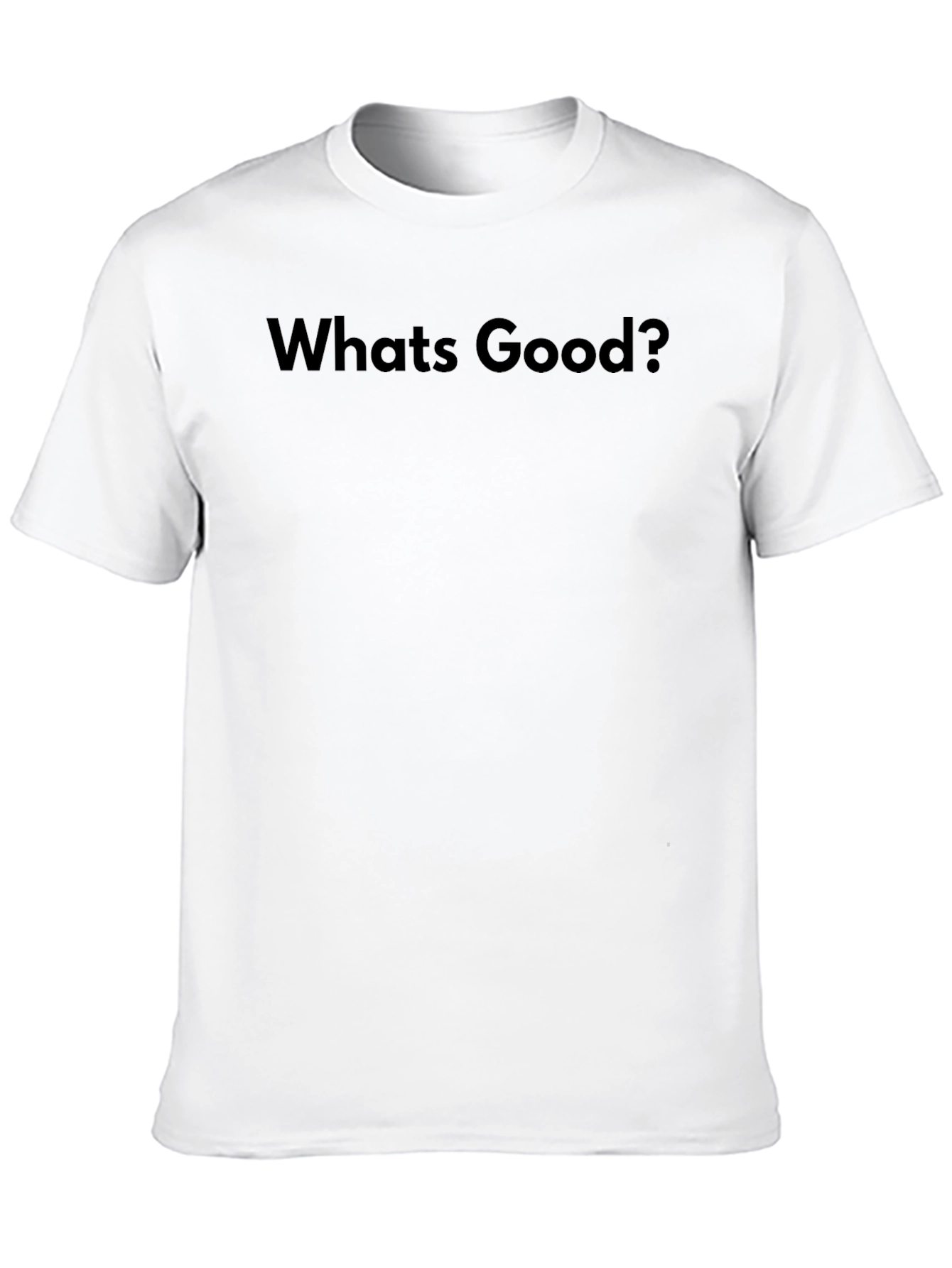 Whats Good Black Graphic Tee