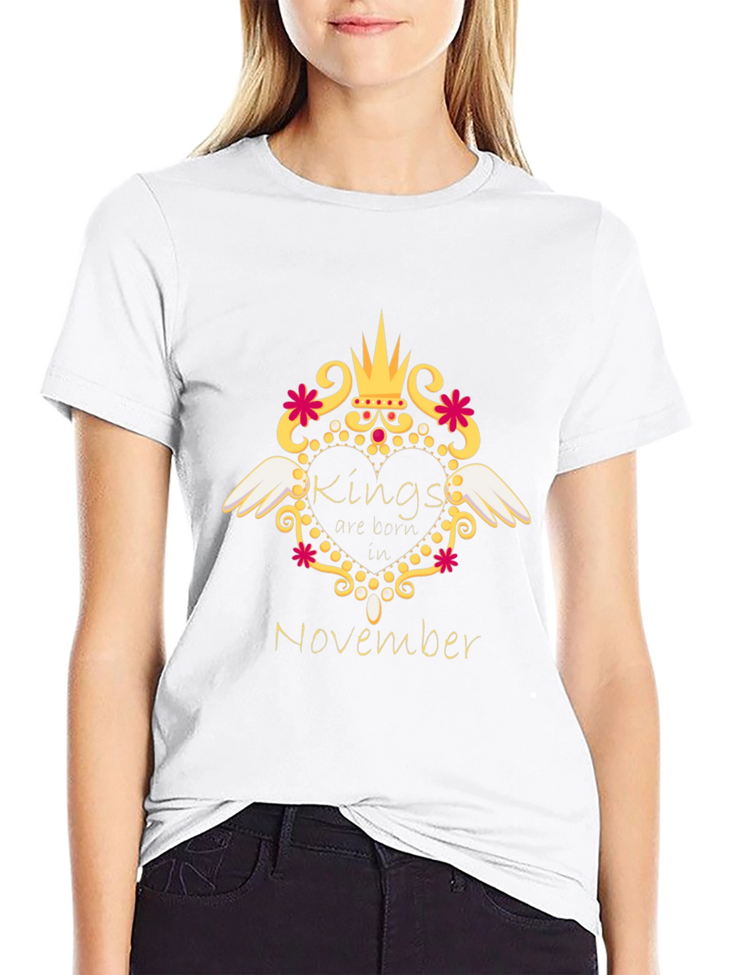 Kings are Born in November T-Shirt