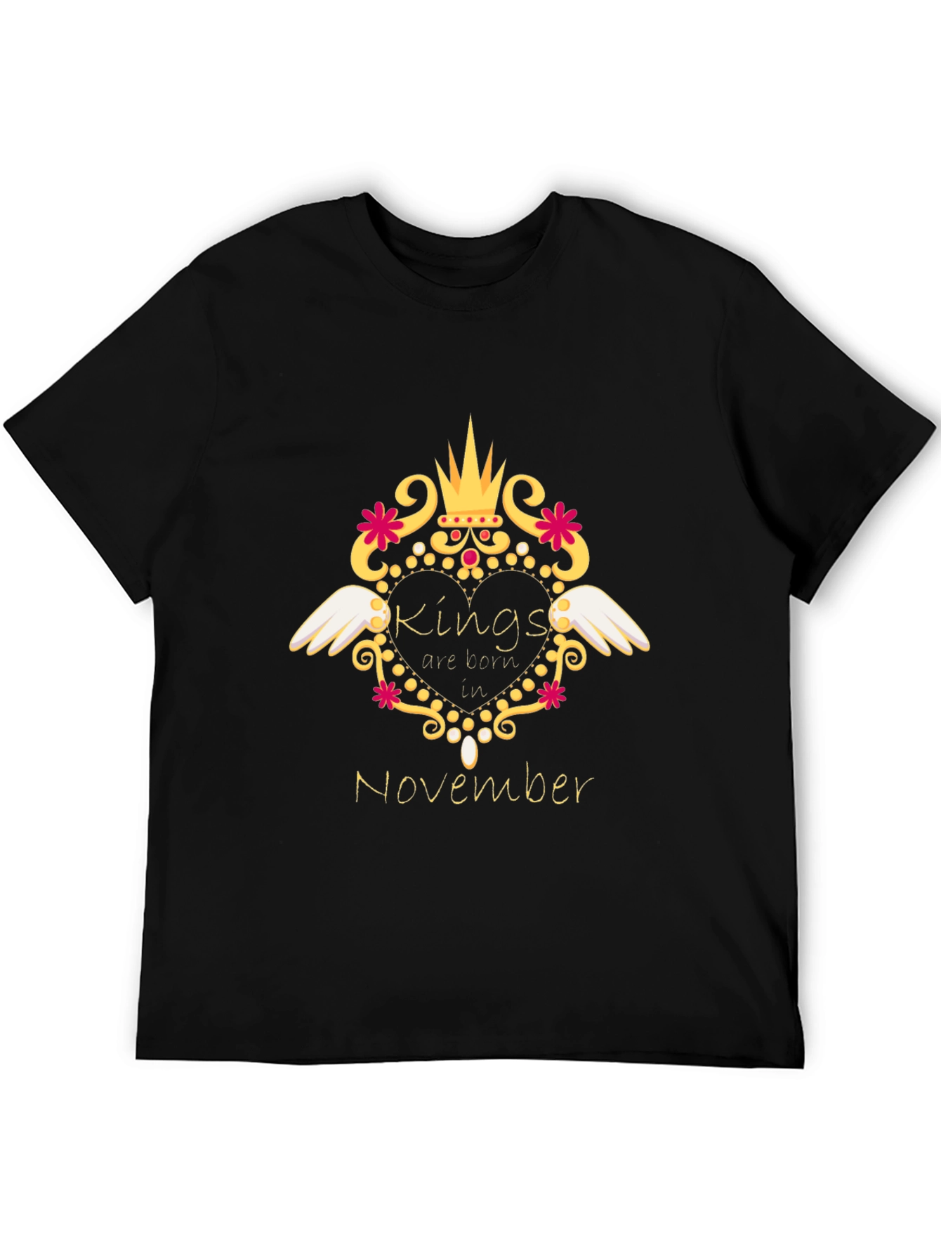 Kings are Born in November T-Shirt