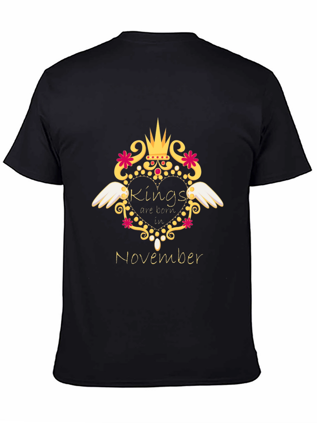 Kings are Born in November T-Shirt