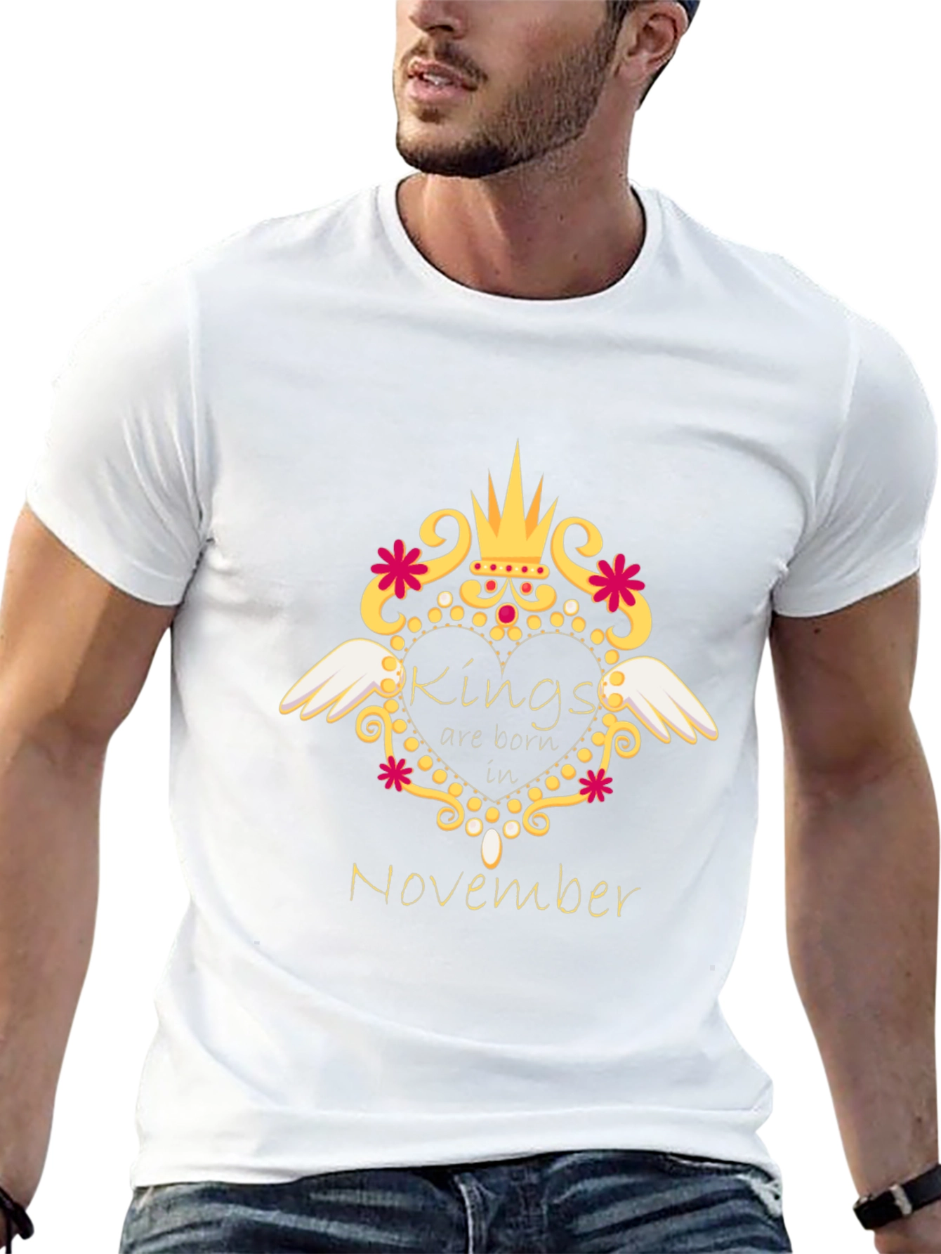 Kings are Born in November T-Shirt