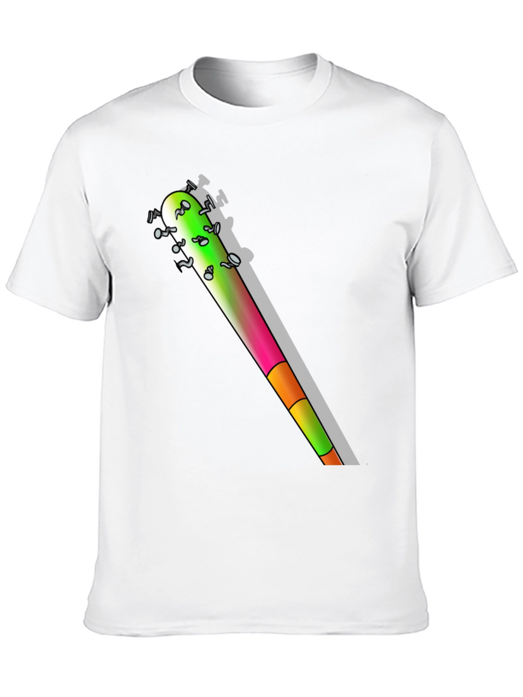 Novelty Baseball Bat Graphic T-Shirt