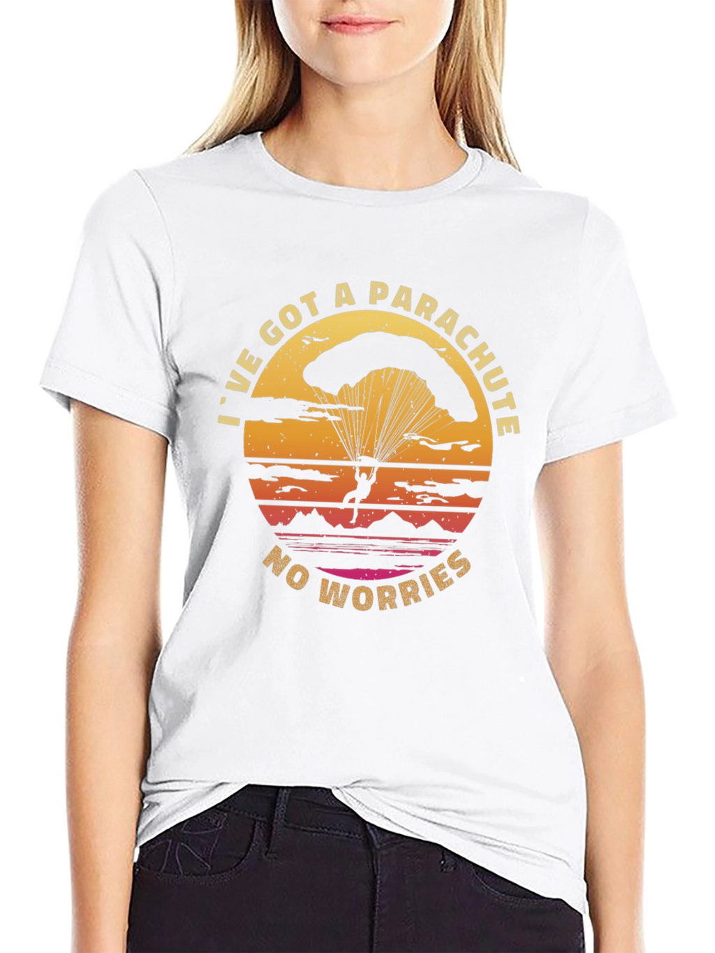 Parachute T-Shirt: Ive Got A Parachute No Worries!