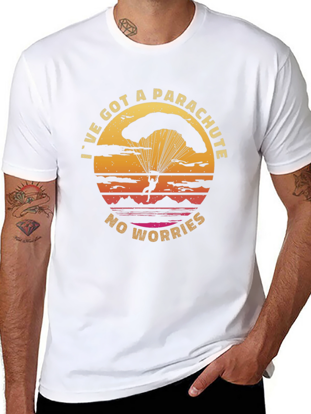 Parachute T-Shirt: Ive Got A Parachute No Worries!