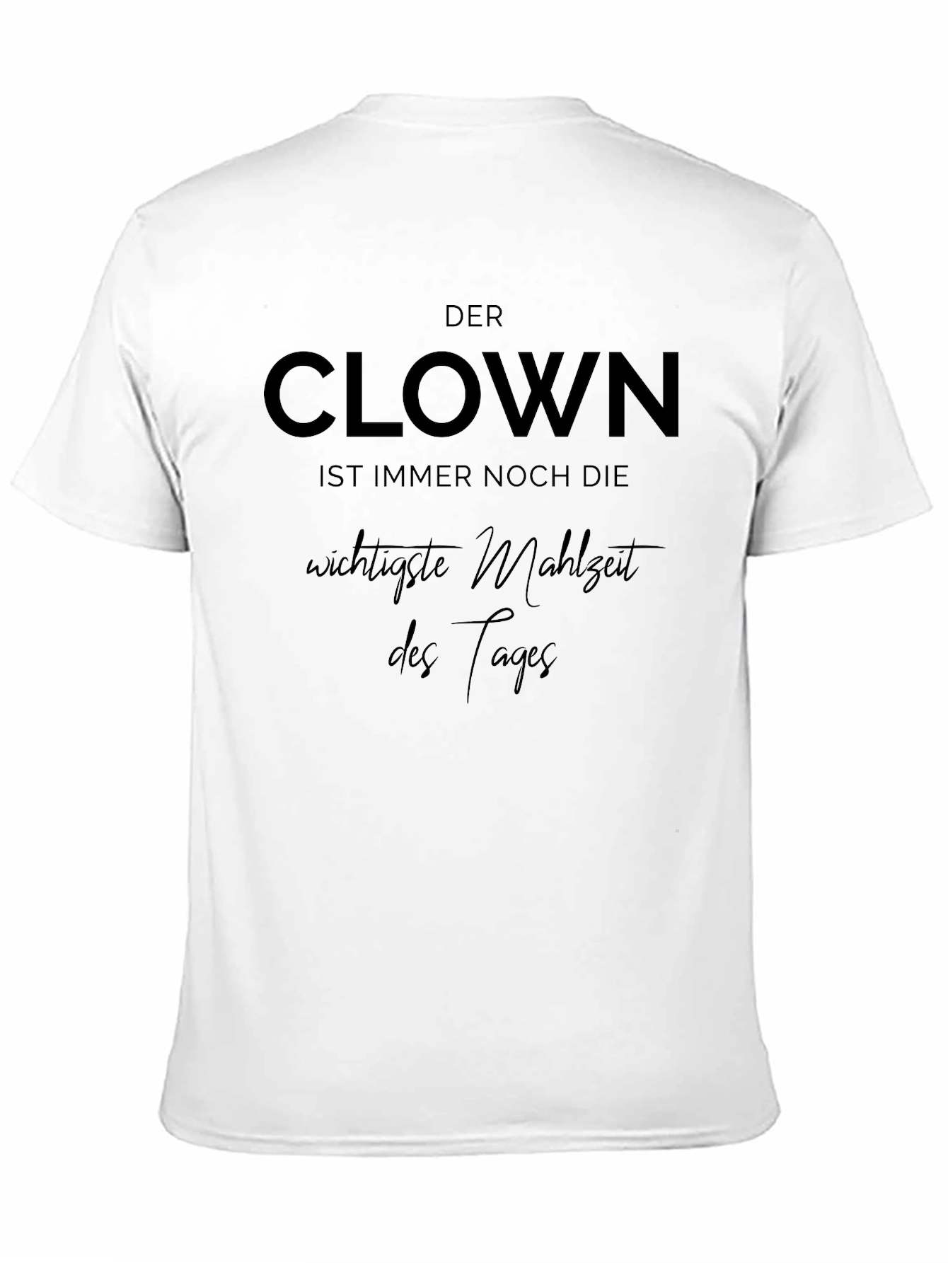 Clown Saying Black Graphic T-Shirt