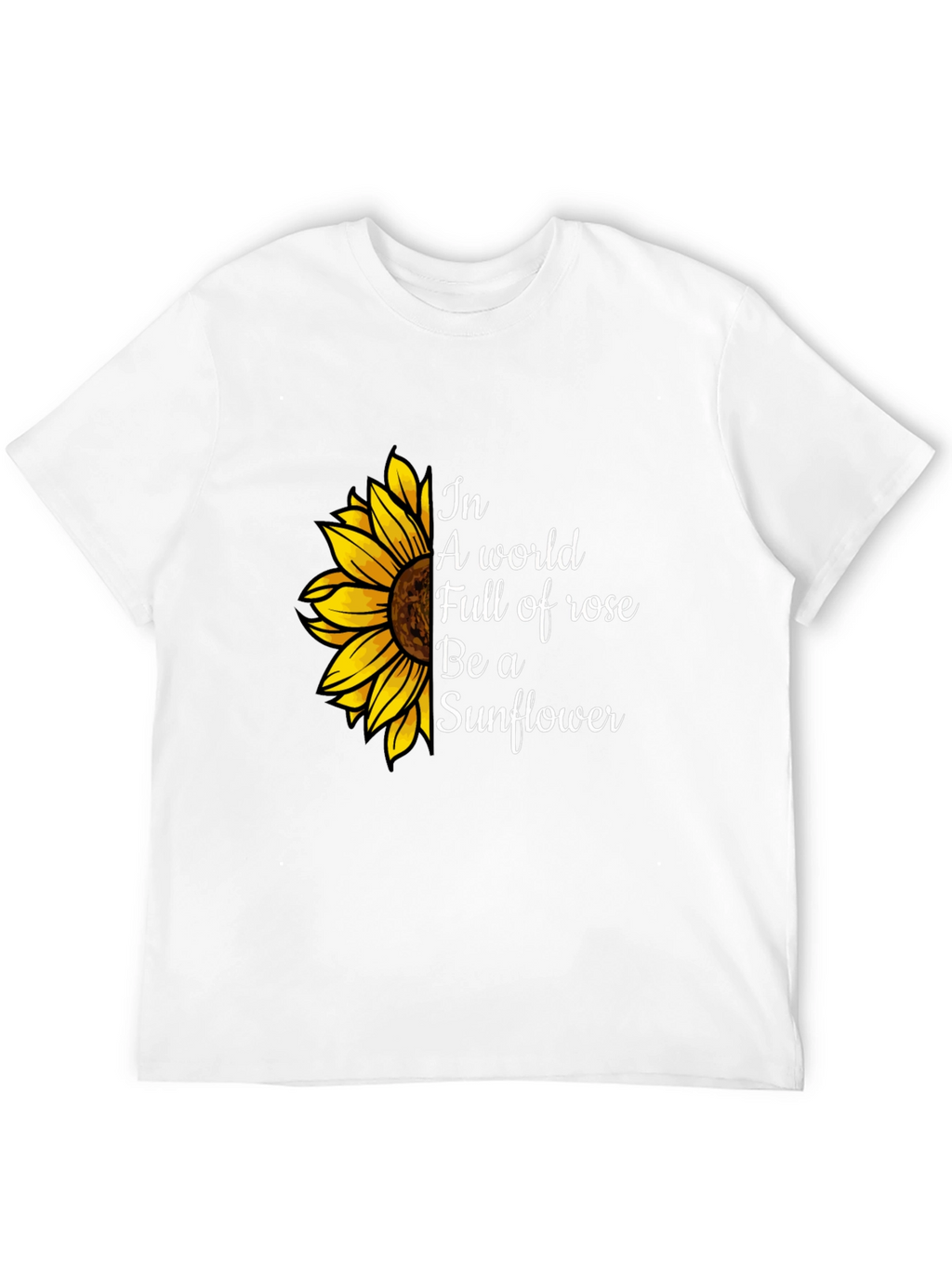 Sunflower Graphic Tee - Be a Sunflower
