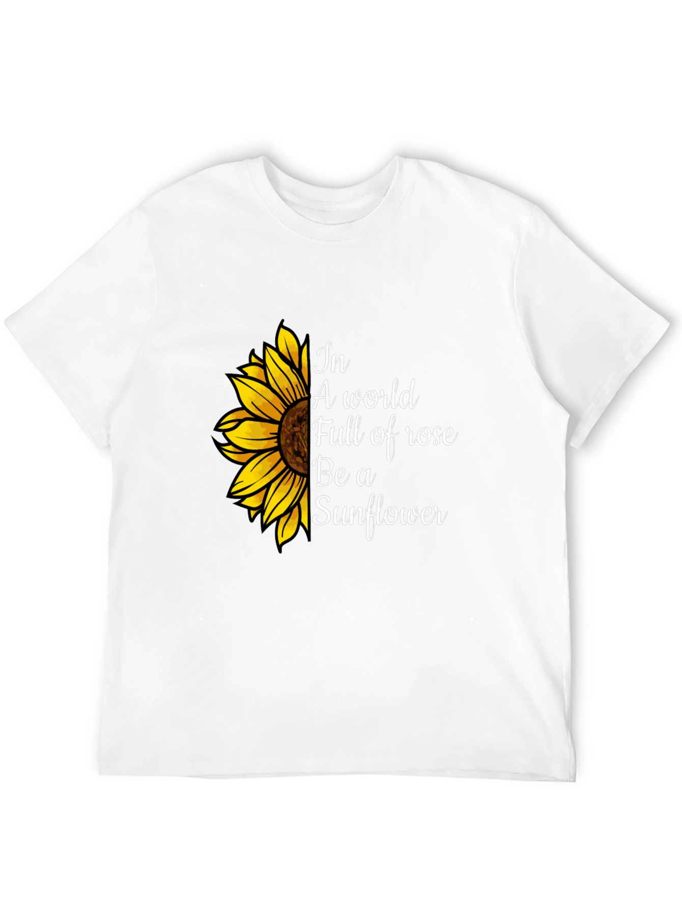 Sunflower Graphic Tee - Be a Sunflower