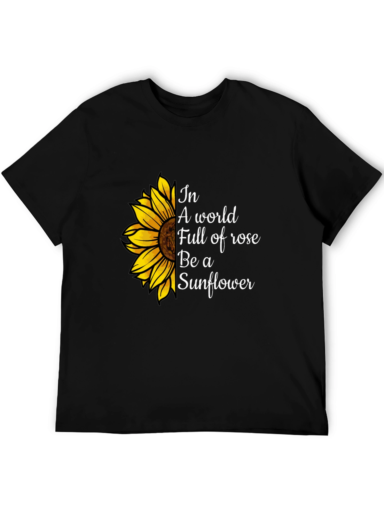 Sunflower Graphic Tee - Be a Sunflower