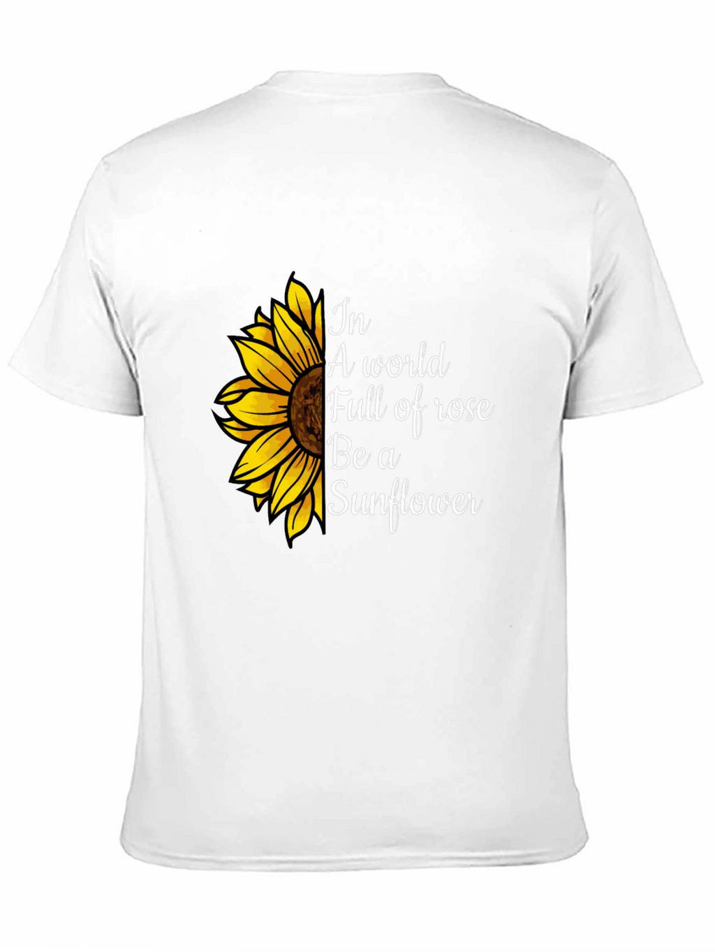 Sunflower Graphic Tee - Be a Sunflower