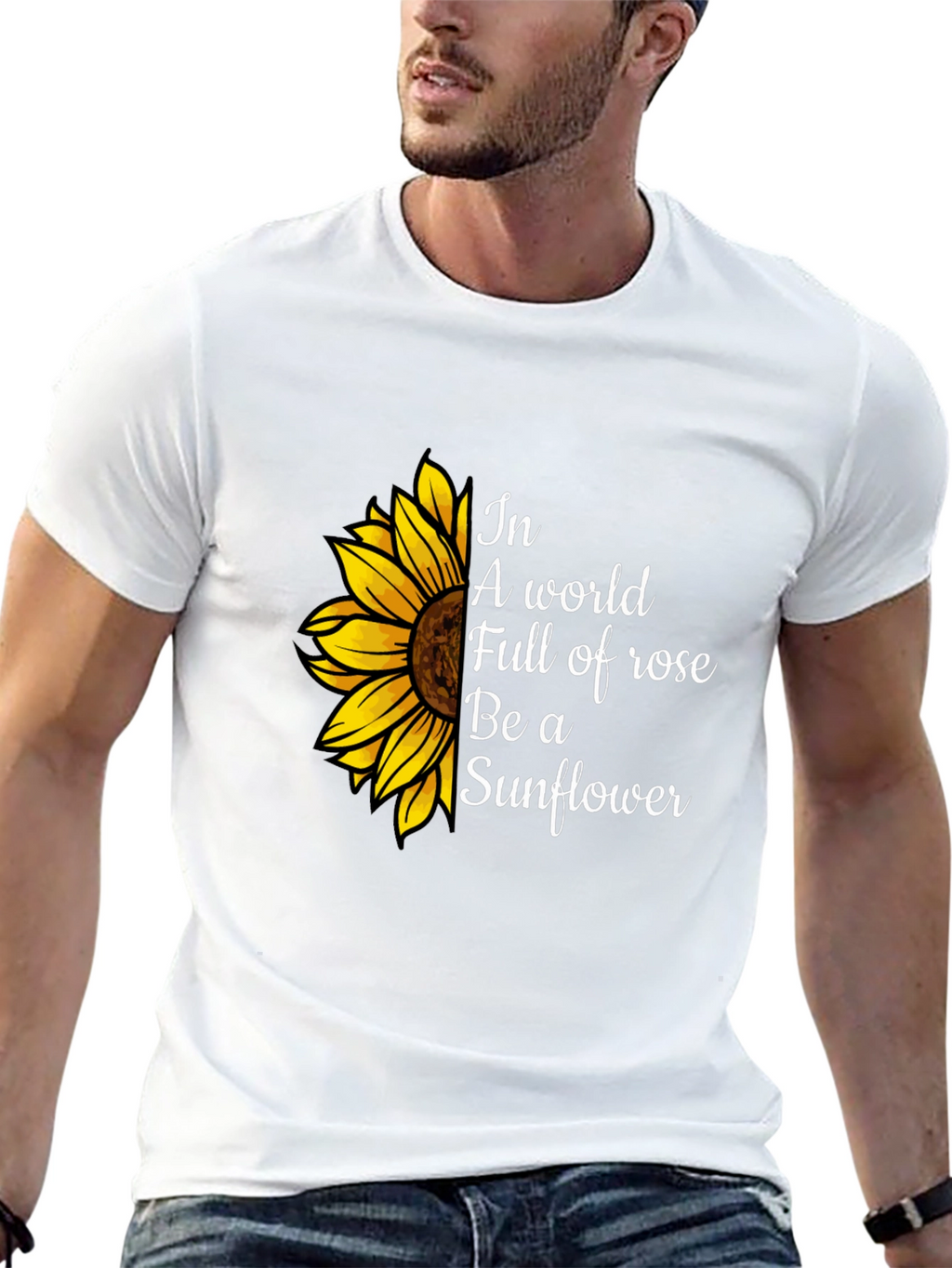 Sunflower Graphic Tee - Be a Sunflower