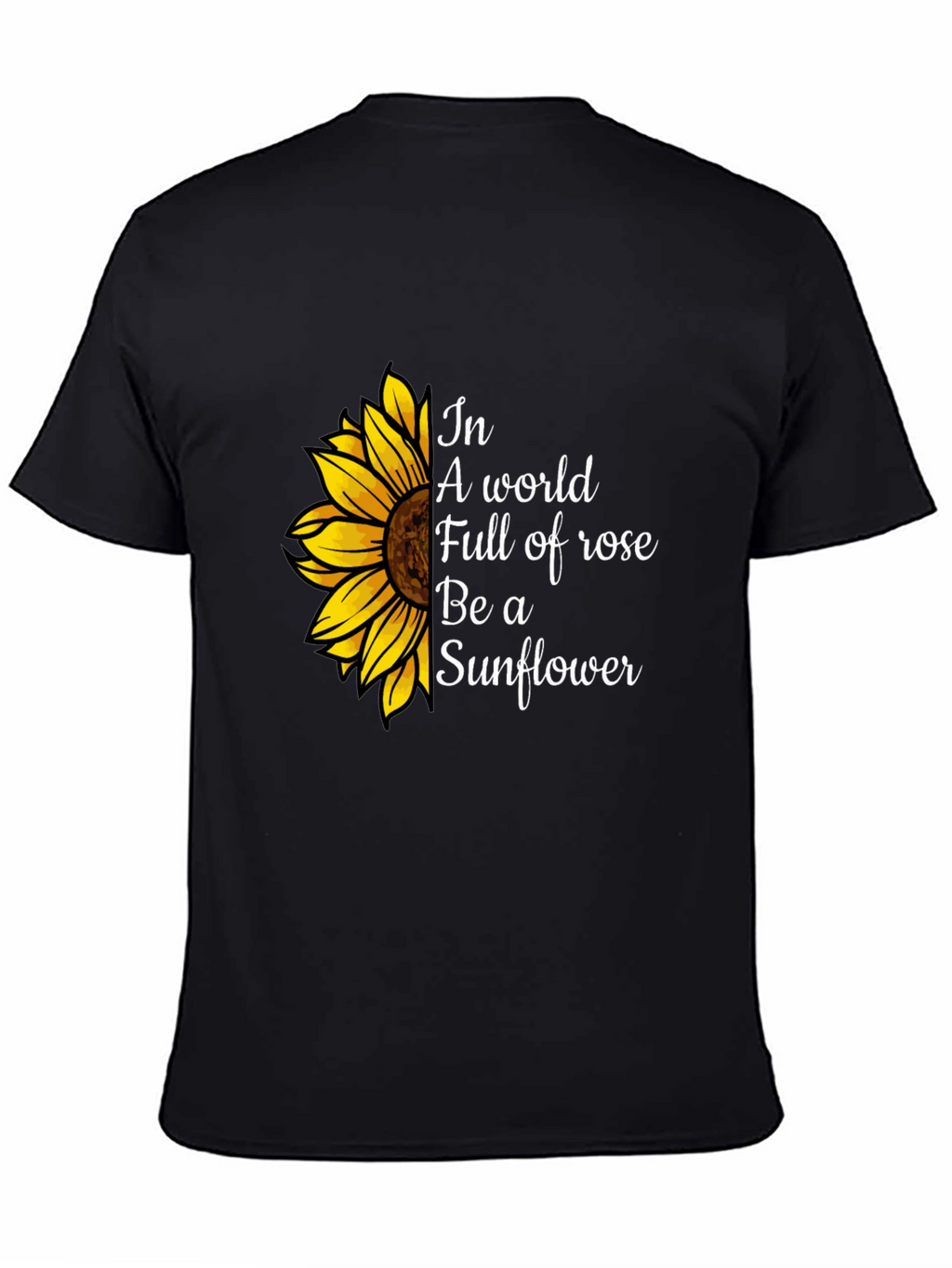 Sunflower Graphic Tee - Be a Sunflower
