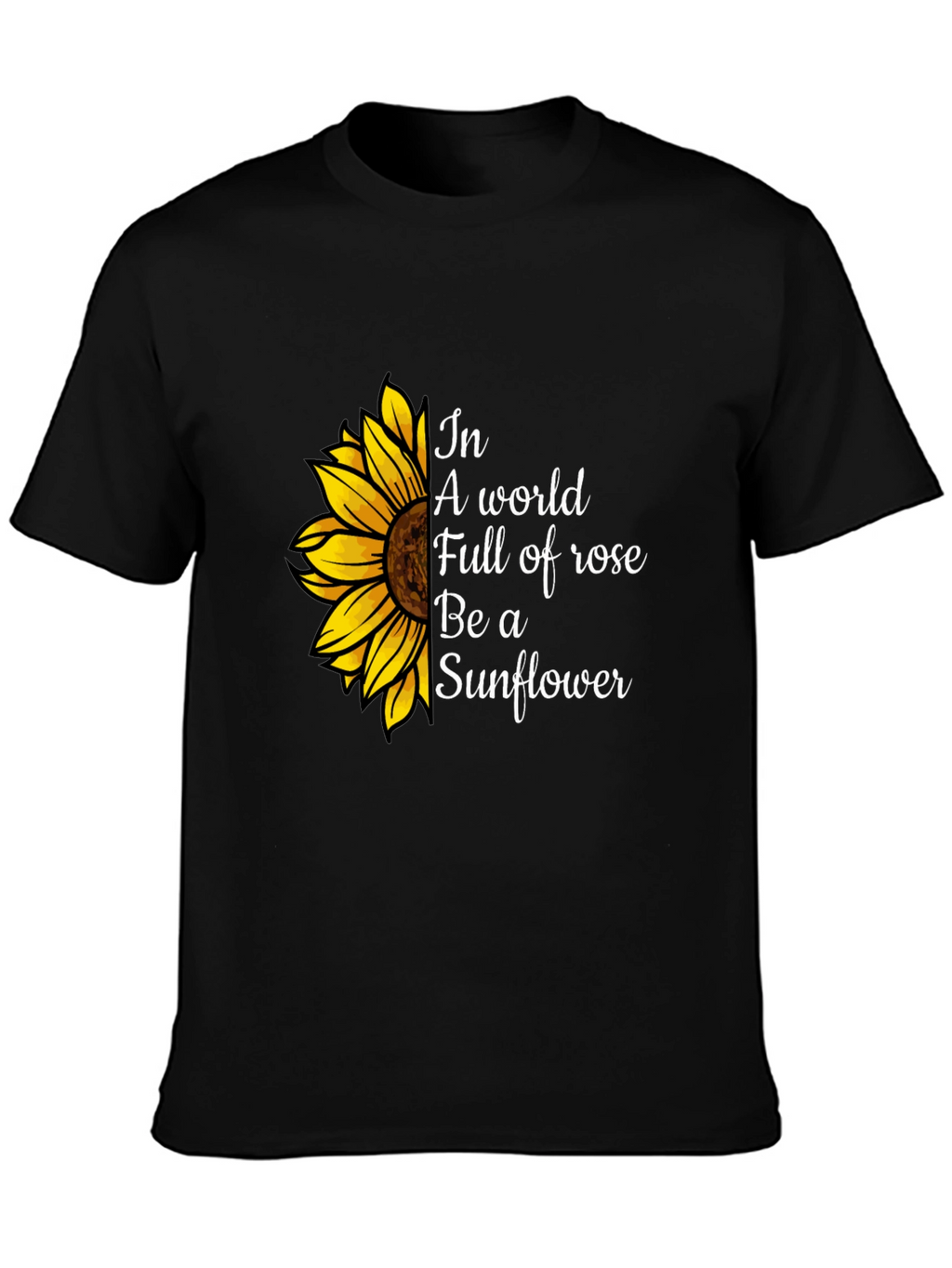 Sunflower Graphic Tee - Be a Sunflower