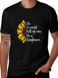 Sunflower Graphic Tee - Be a Sunflower