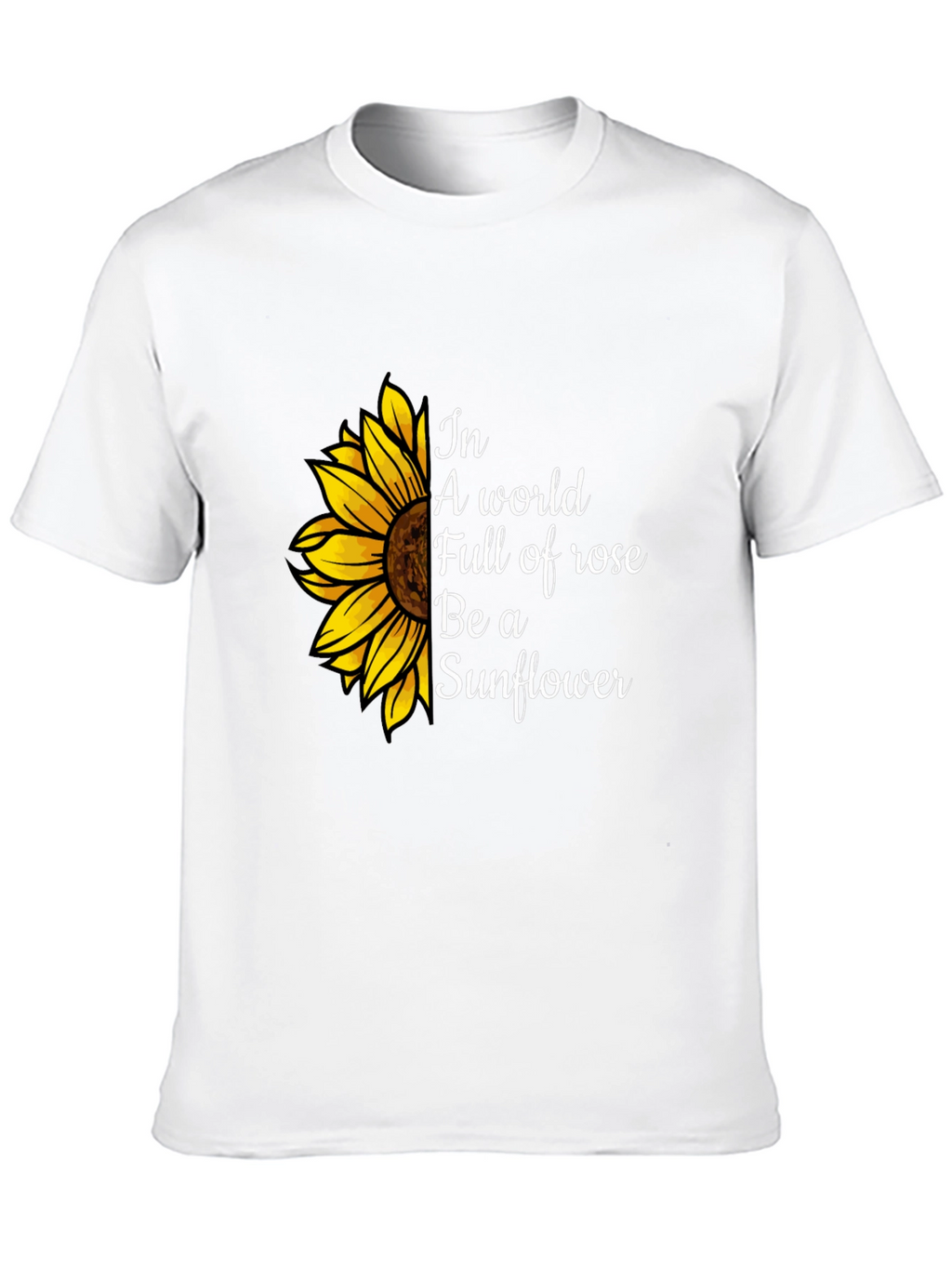 Sunflower Graphic Tee - Be a Sunflower