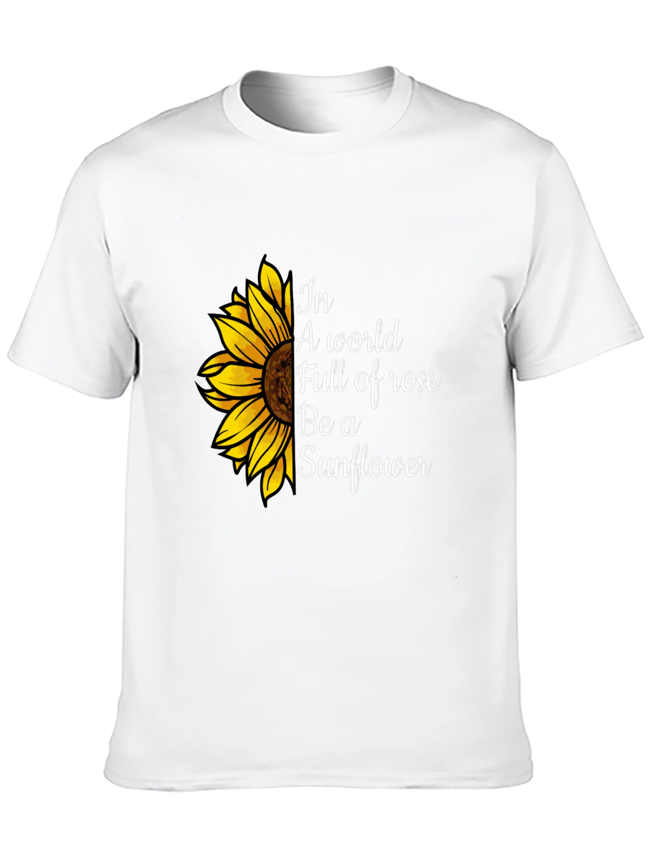 Sunflower Graphic Tee - Be a Sunflower