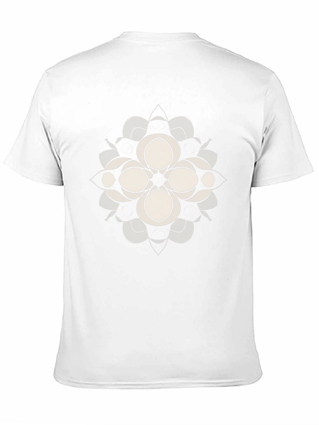 Abstract Floral Graphic Tee - Black
