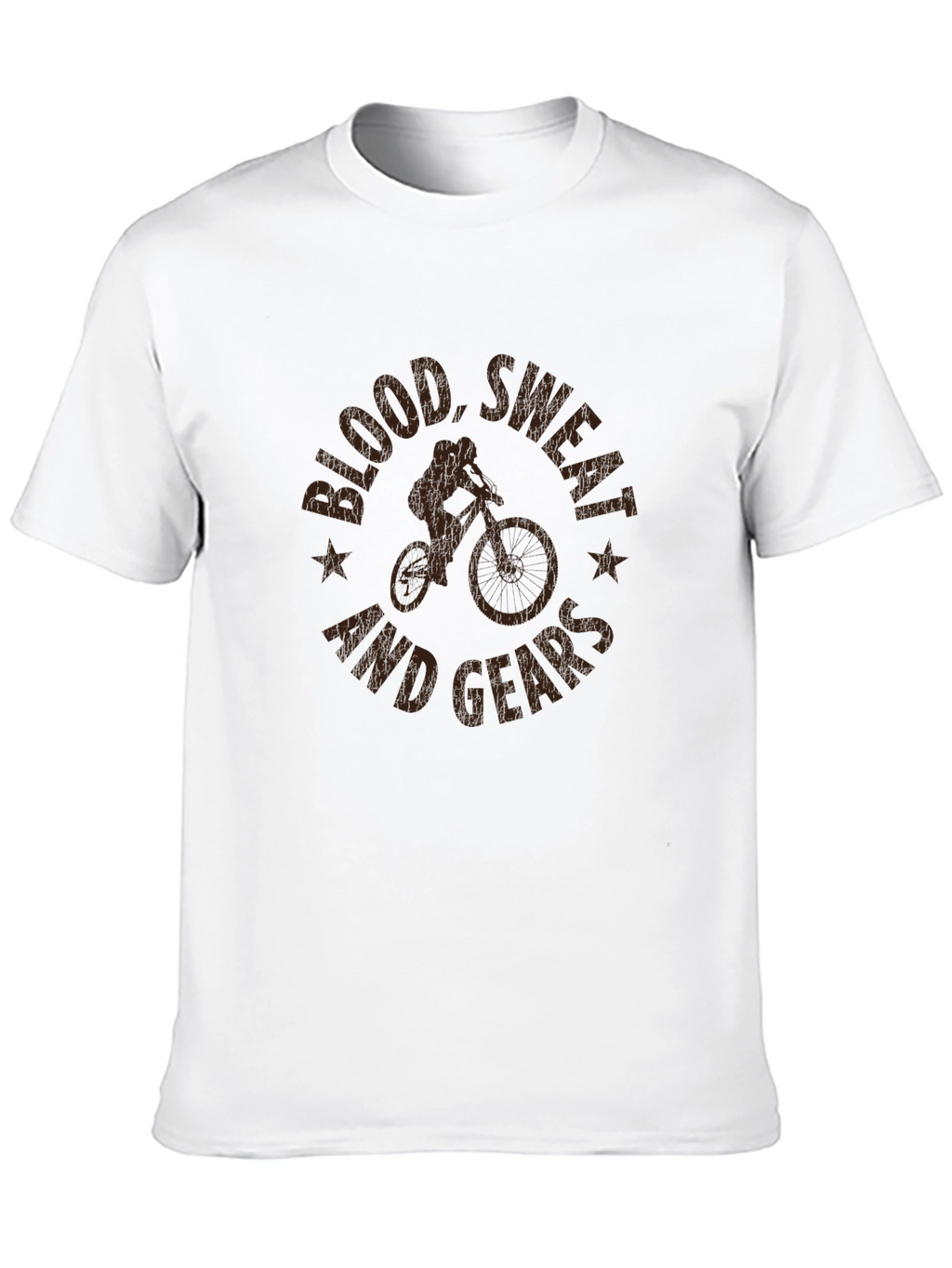 Blood Sweat and Gears Mountain Biking T-Shirt