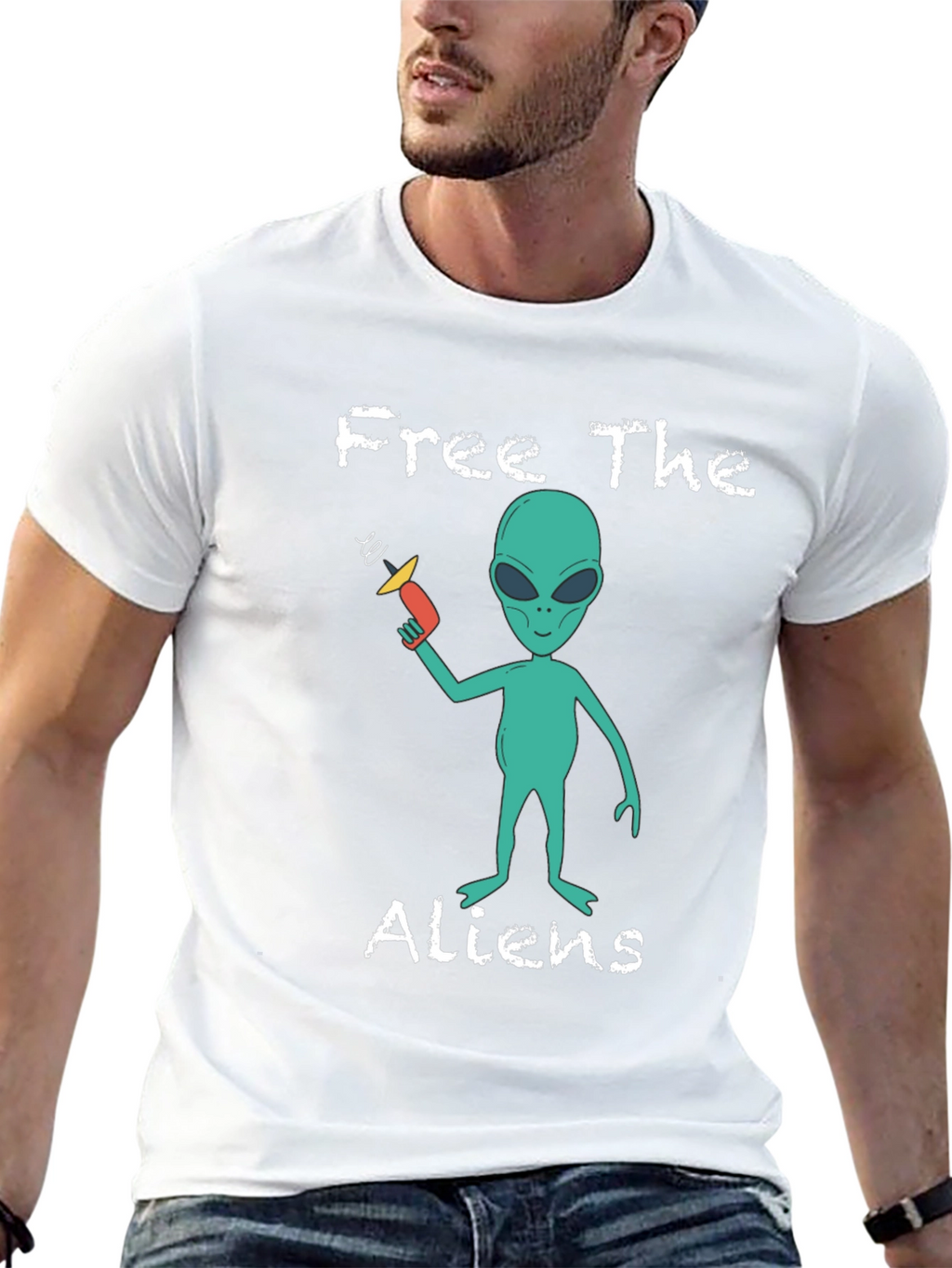 Free The Aliens Graphic Tee
