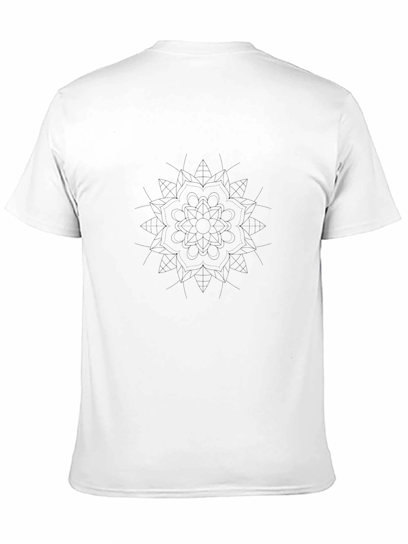Black Mandala Graphic Tee - Stylish & Comfortable