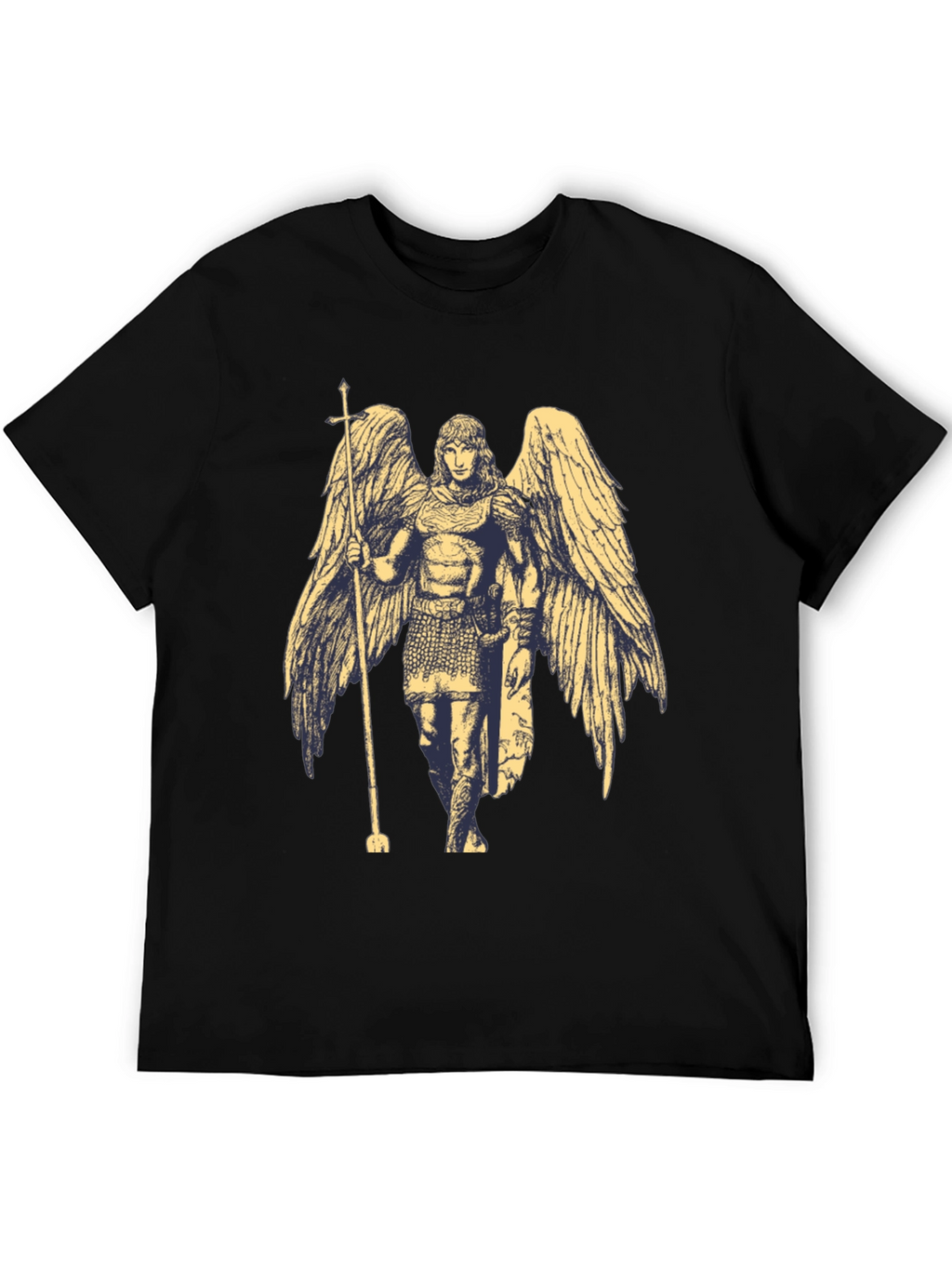 Angel Graphic Black T-Shirt
