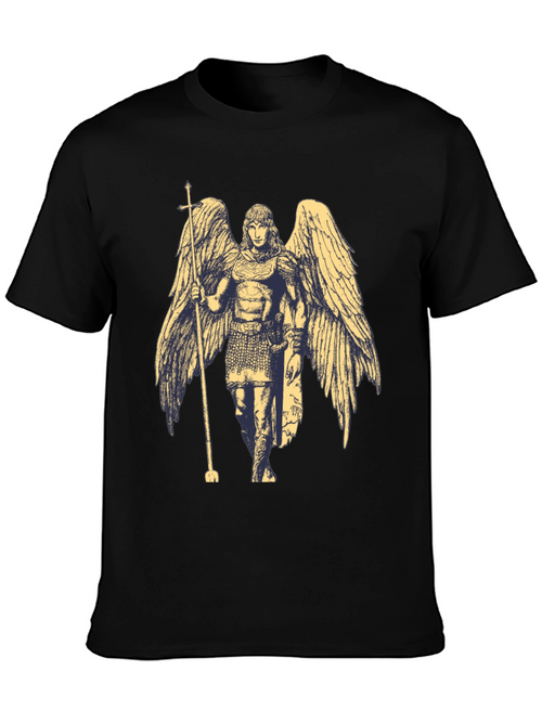 Angel Graphic Black T-Shirt